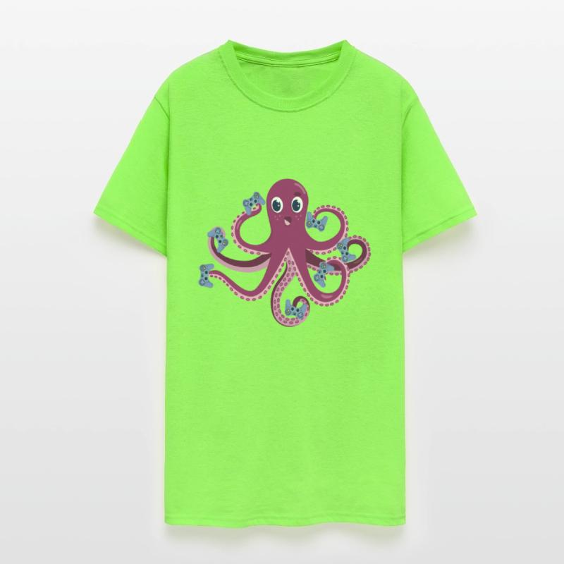 Octopus Gamer Kids Squid