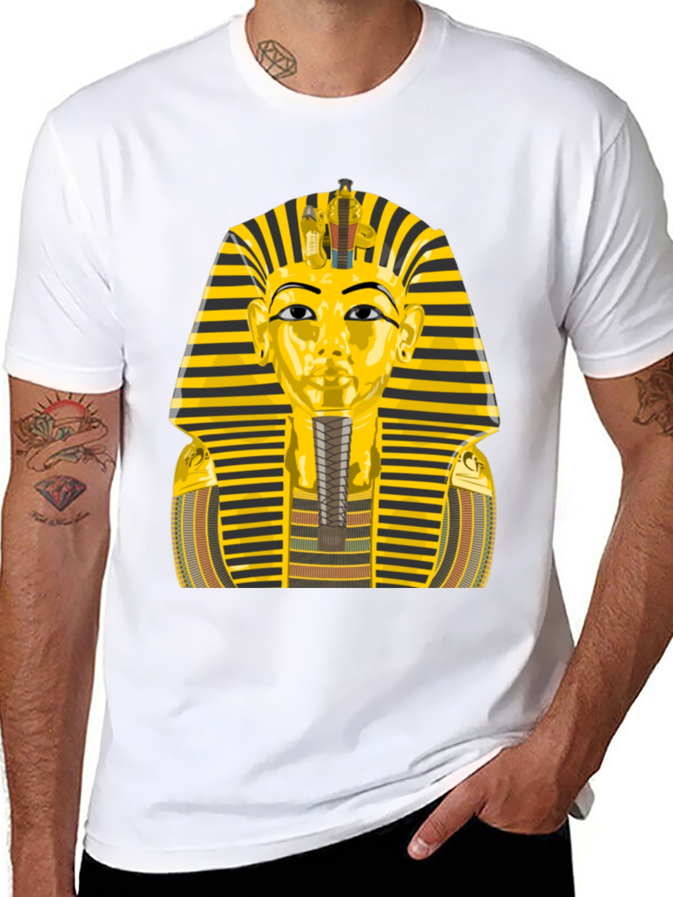 King Tut Graphic Tee - Egyptian Pharaoh T-Shirt