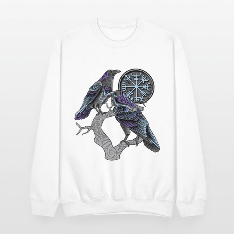 Odin's ravens Shirt viking celtic Huginn Muninn