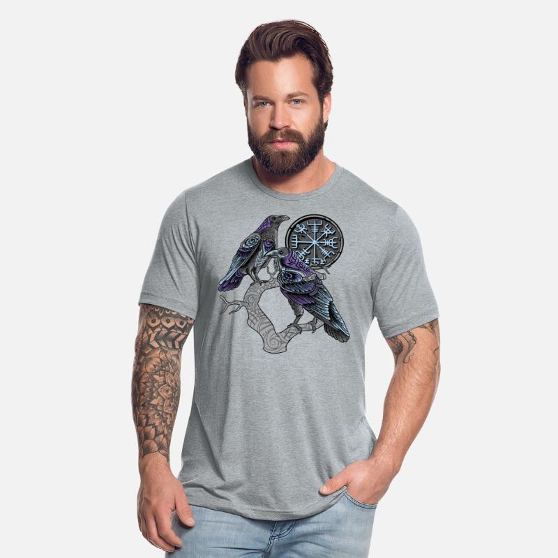 Odin's ravens Shirt viking celtic Huginn Muninn