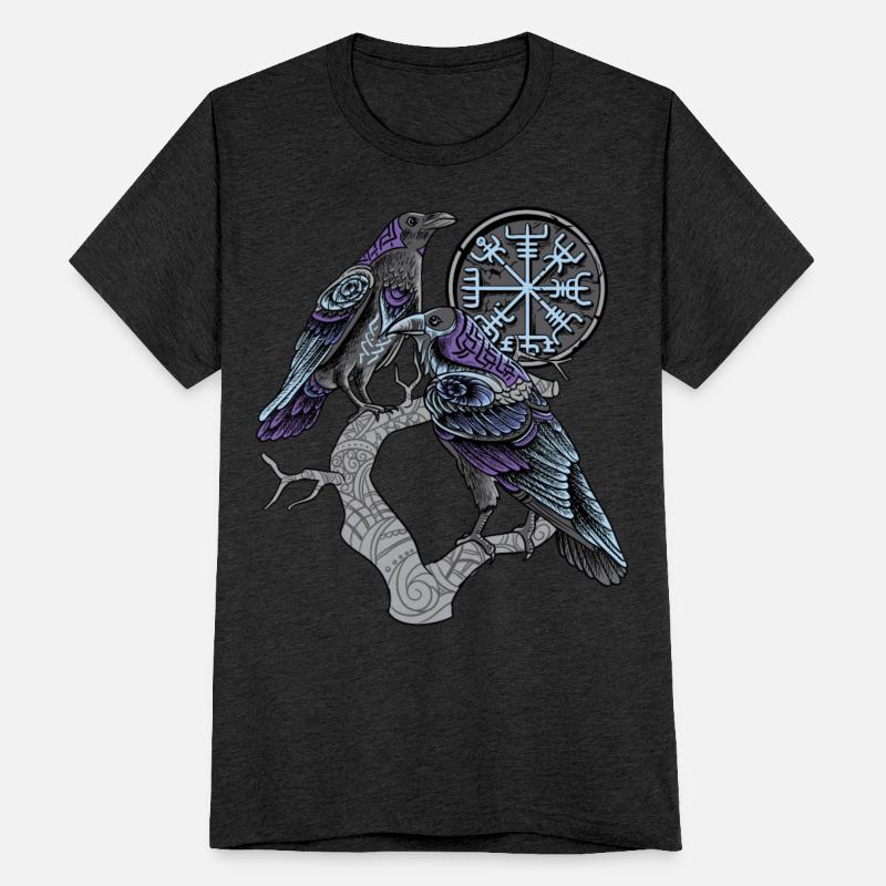 Odin's ravens Shirt viking celtic Huginn Muninn