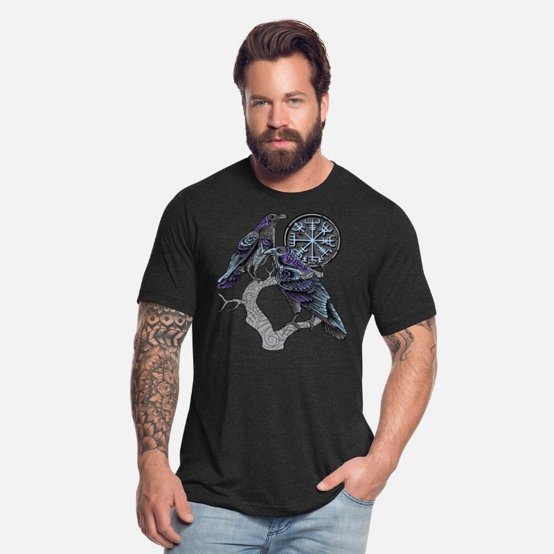 Odin's ravens Shirt viking celtic Huginn Muninn