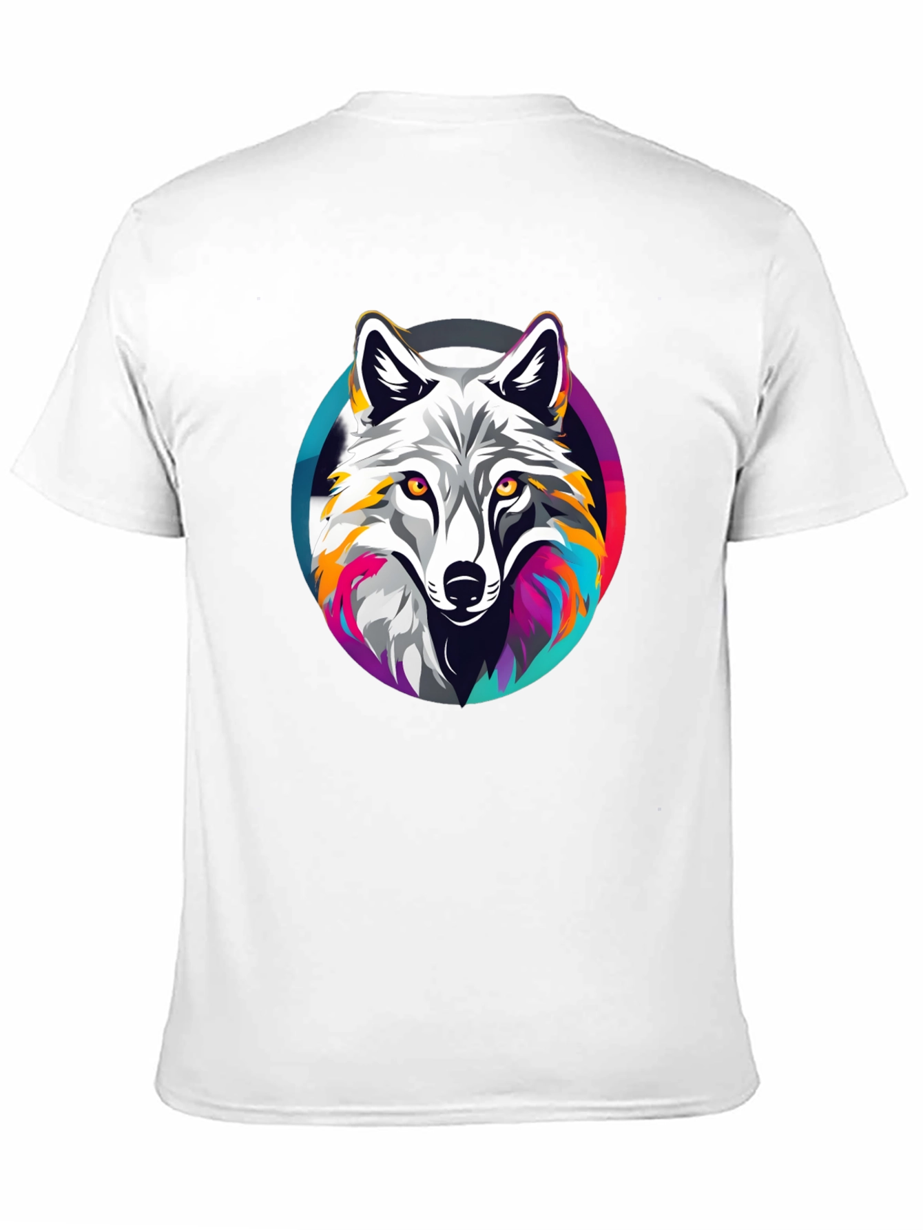Wolf Graphic Tee - Stylish Mens Black T-Shirt