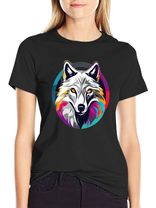 Wolf Graphic Tee - Stylish Mens Black T-Shirt