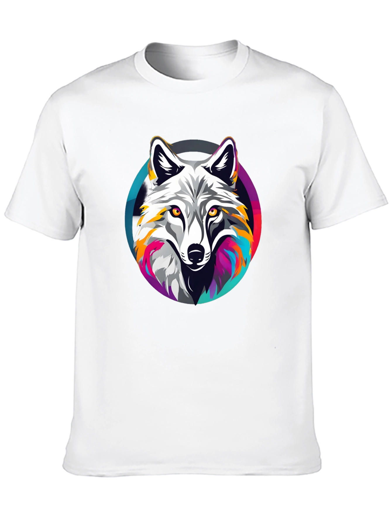 Wolf Graphic Tee - Stylish Mens Black T-Shirt