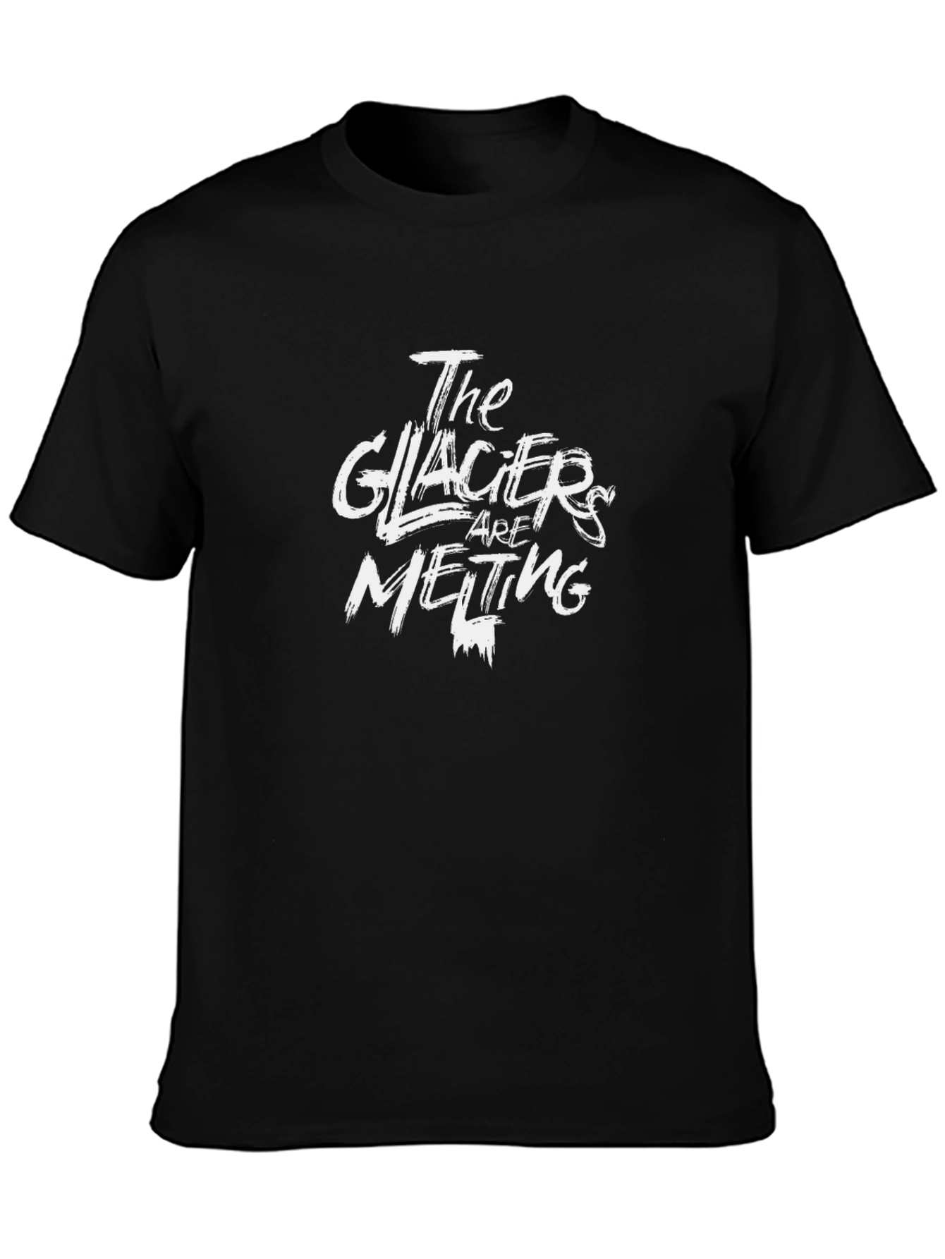 The Glaciers are Melting Graphic Tee - Black