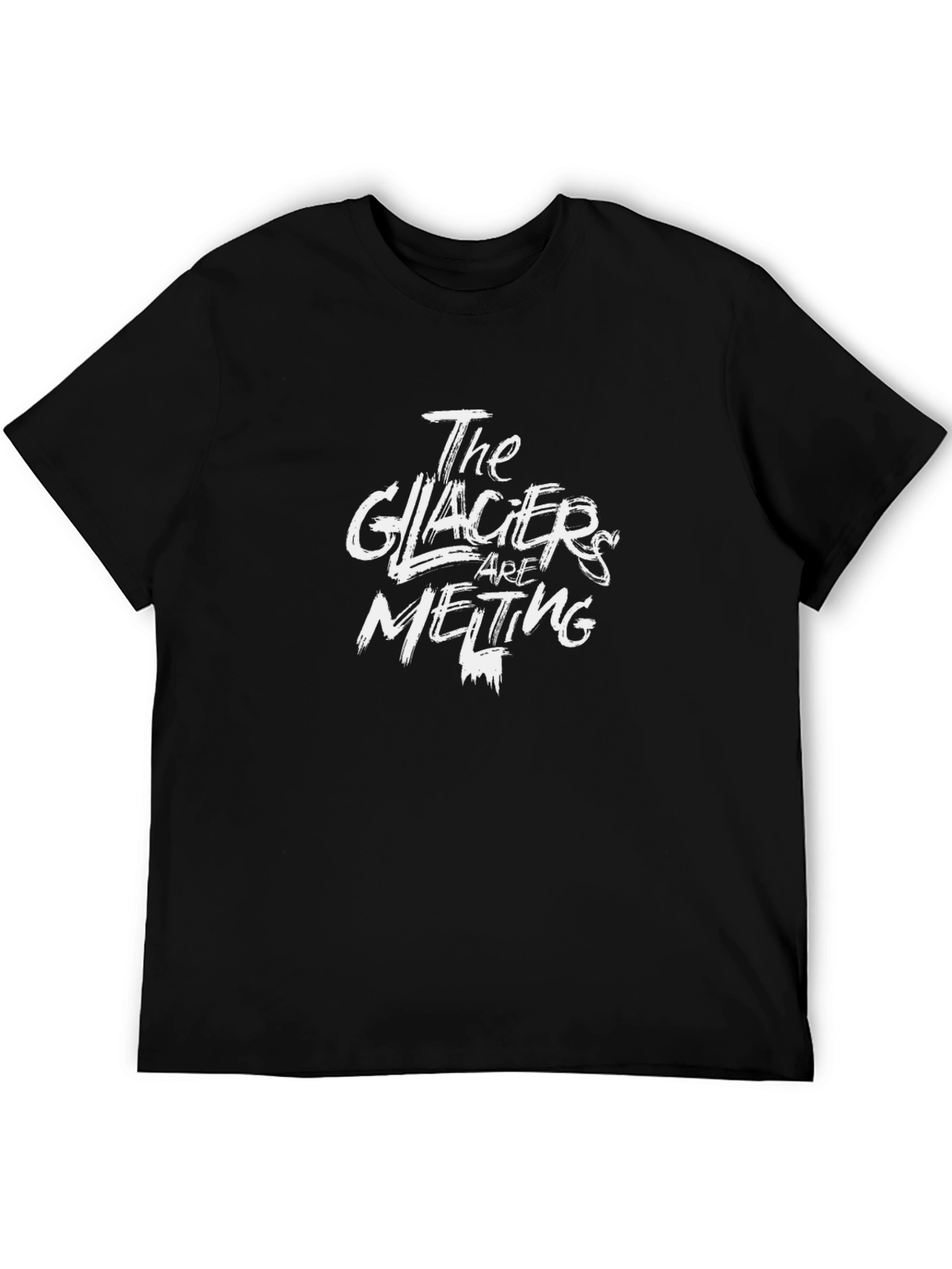 The Glaciers are Melting Graphic Tee - Black