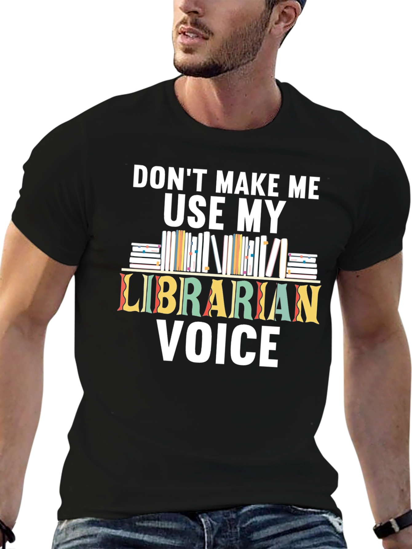 Librarian Voice T-Shirt - Book Lovers Tee