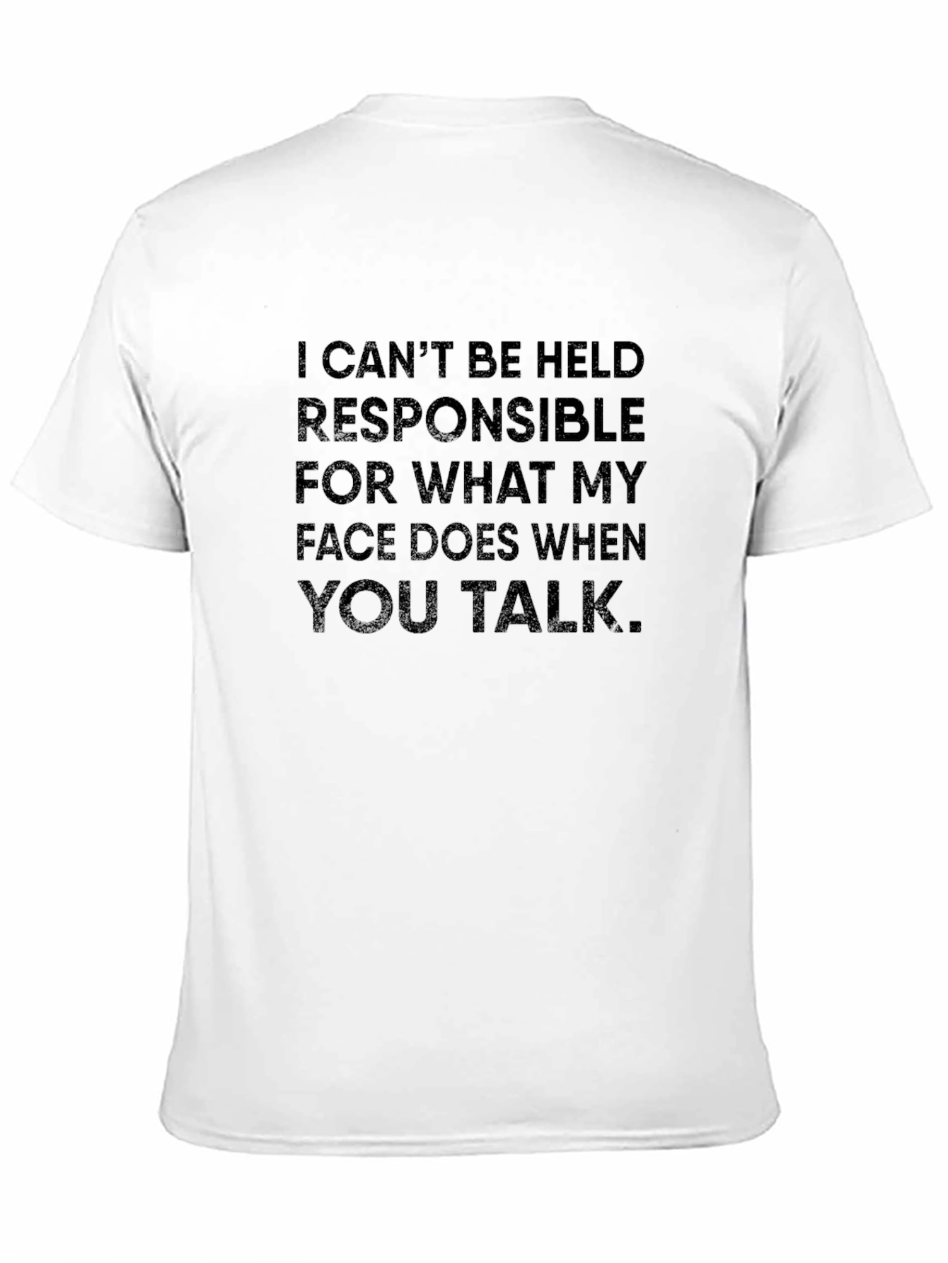 Funny Sarcastic Graphic Tee - Face Reaction T-Shirt