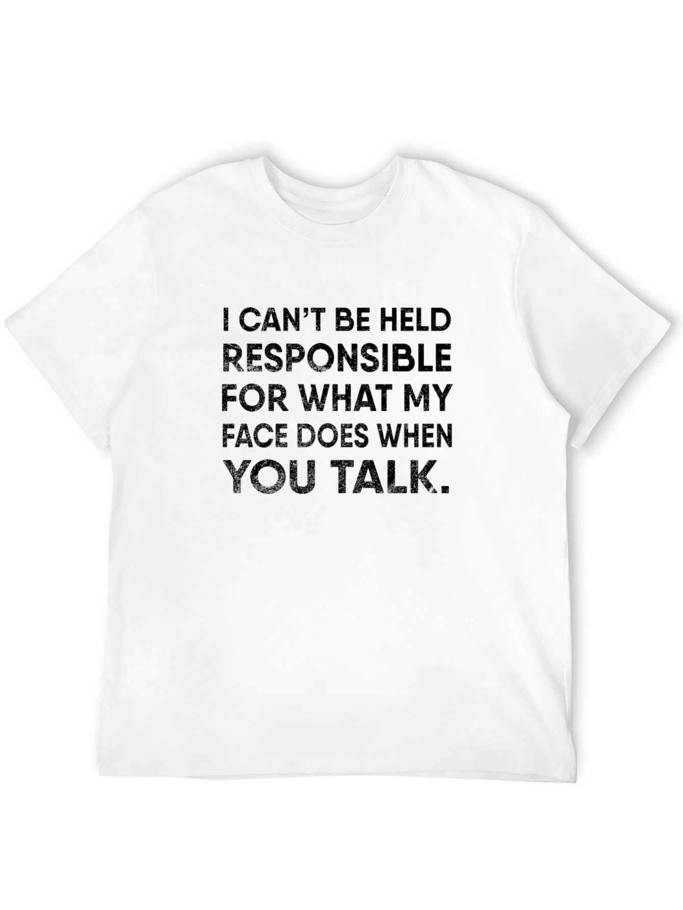 Funny Sarcastic Graphic Tee - Face Reaction T-Shirt