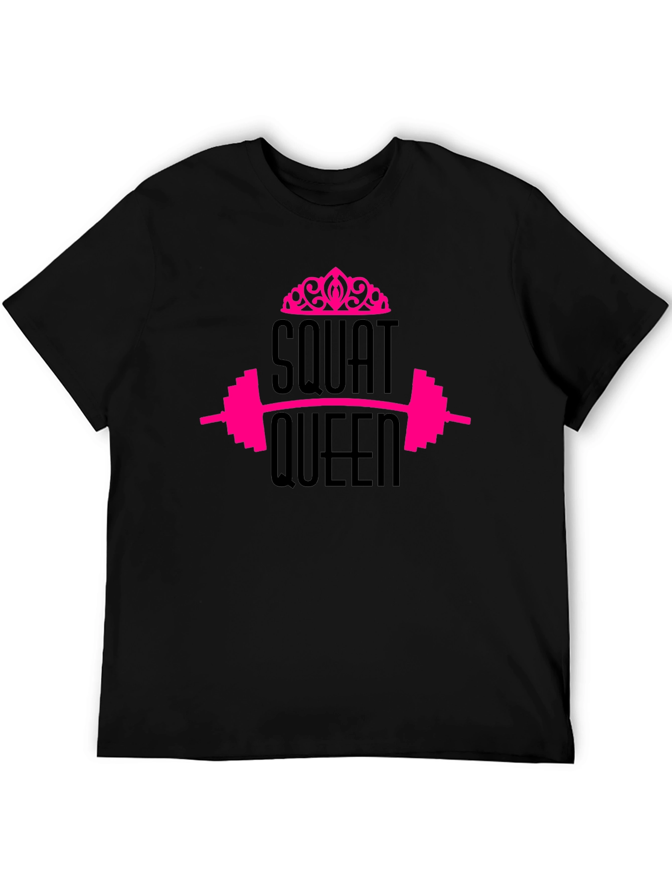 Squat Queen Graphic Tee - Black