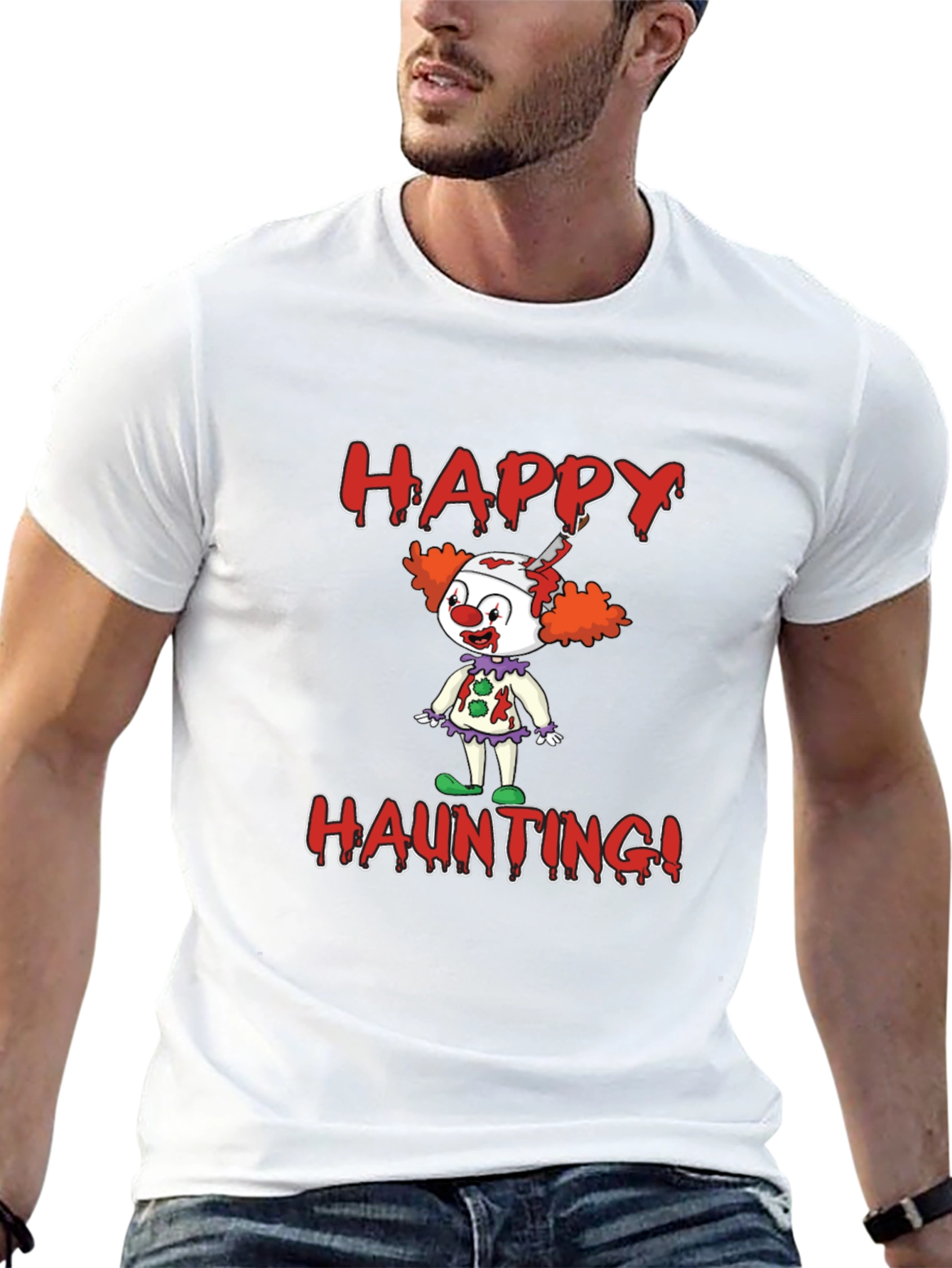 Happy Haunting Clown T-Shirt