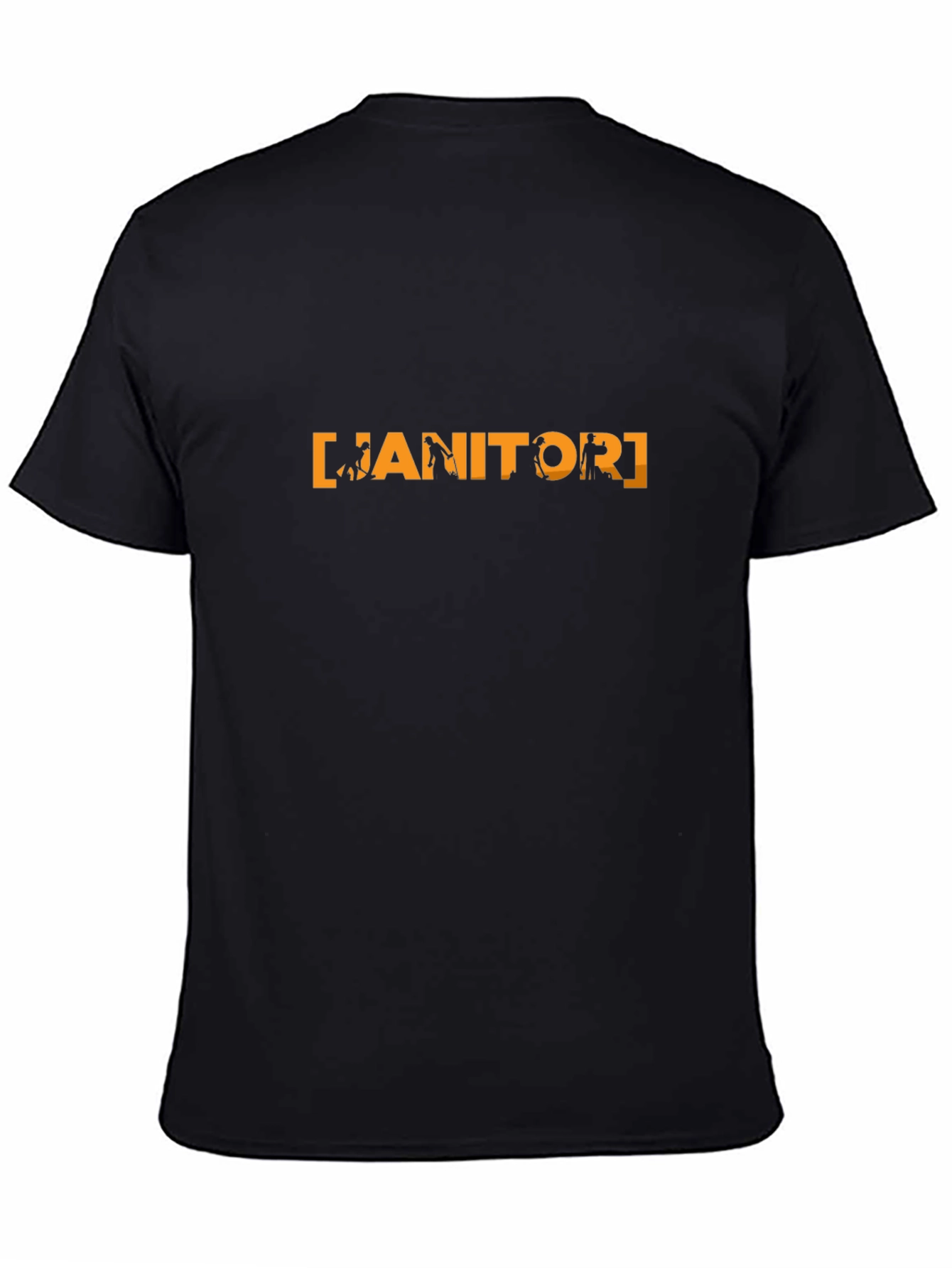 Janitor Graphic Tee - Novelty Crew Neck T-Shirt