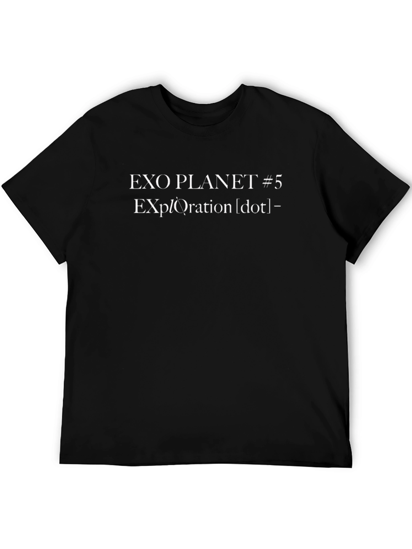 EXO Planet #5 Exploration Black Graphic Tee