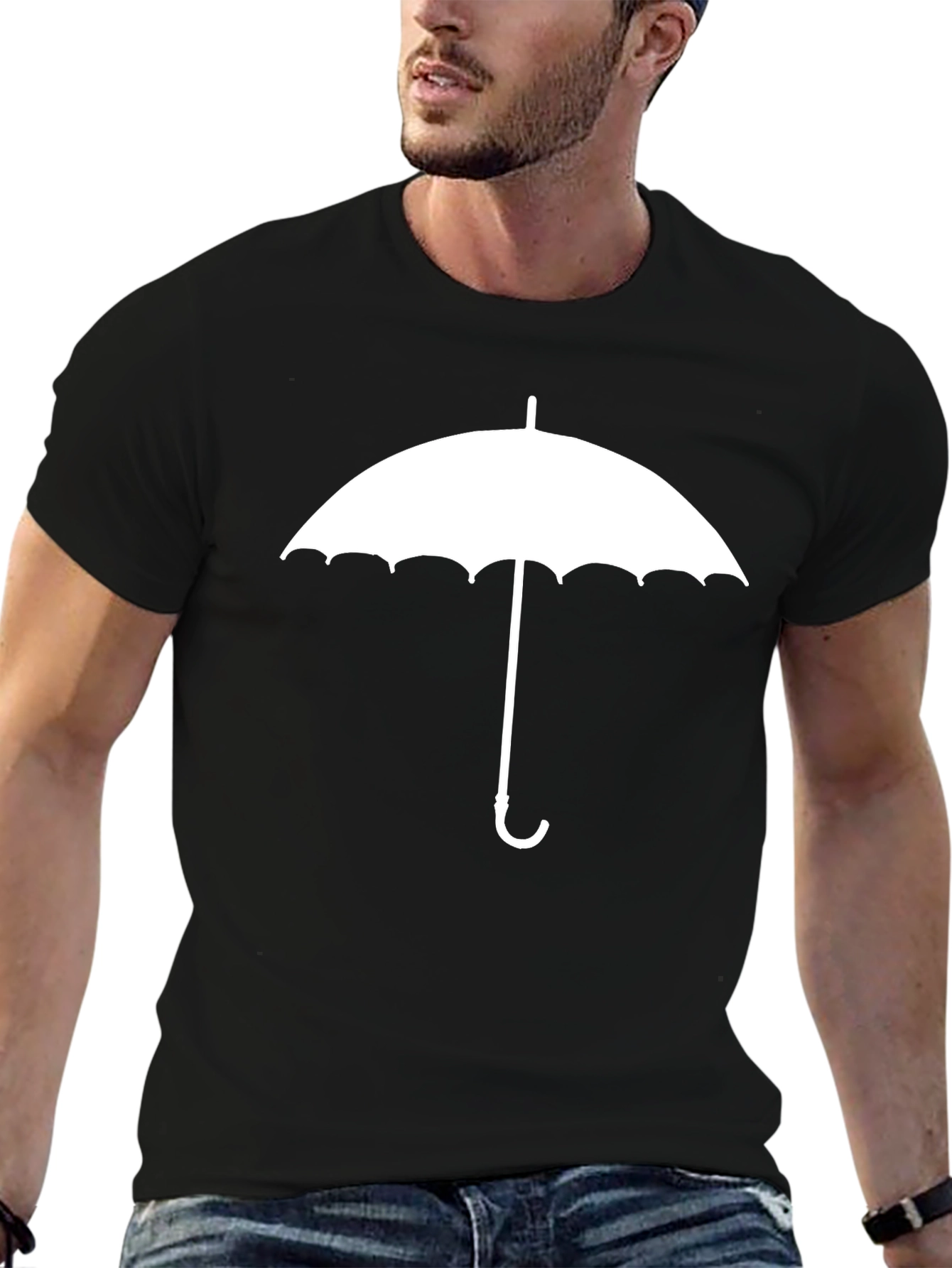 Umbrella Graphic Tee - Classic Design Menswear