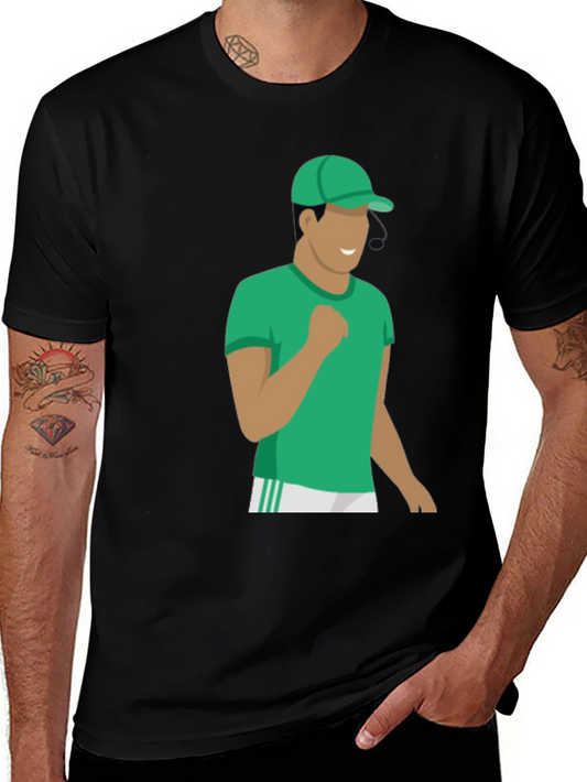 Green Character Graphic Tee - Stylish Casual Wear