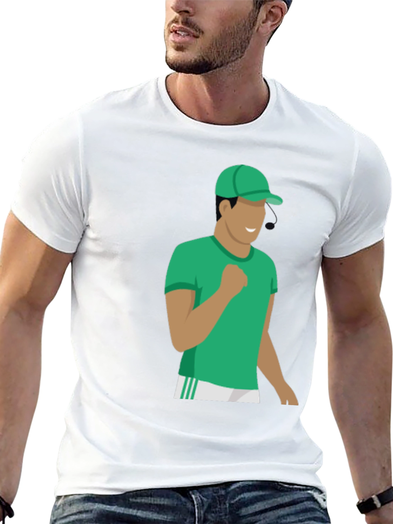 Green Character Graphic Tee - Stylish Casual Wear