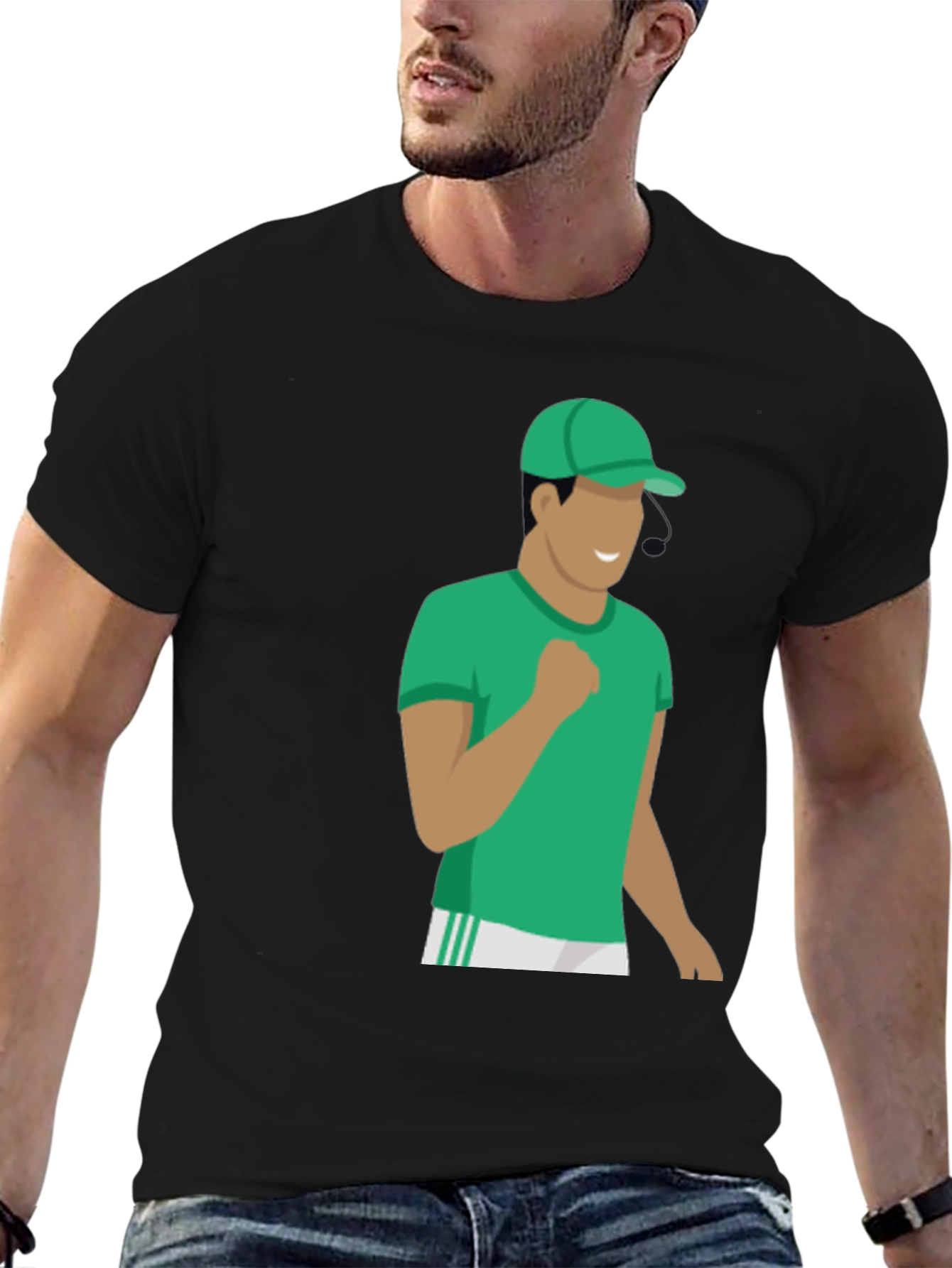 Green Character Graphic Tee - Stylish Casual Wear