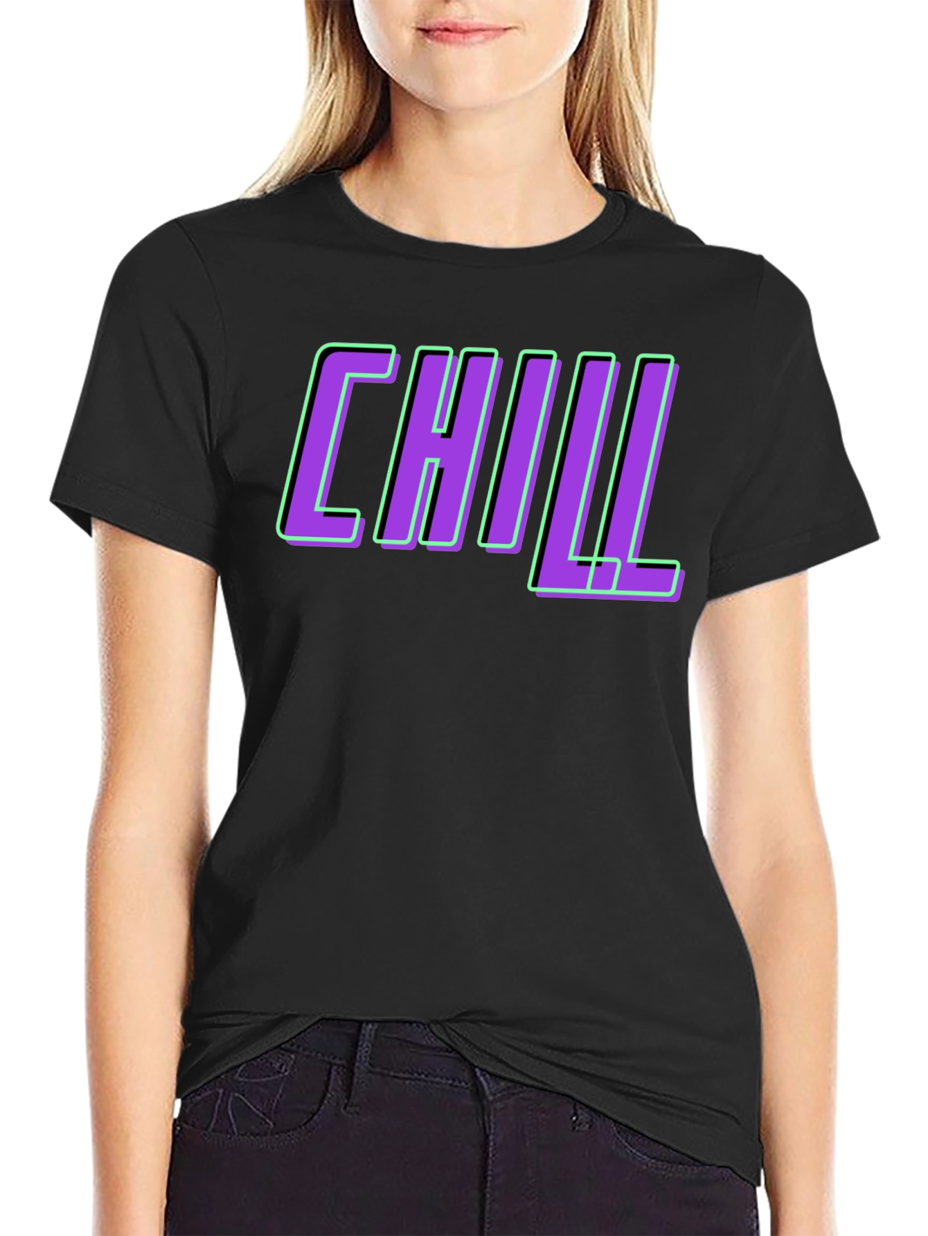 Chill Graphic Tee - Trendy Relaxed Fit