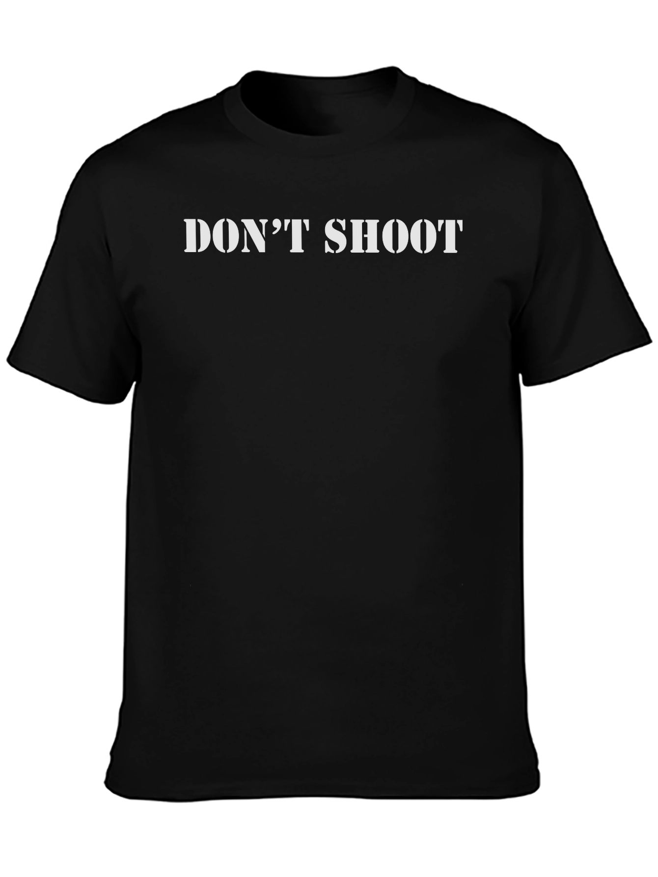 Dont Shoot Graphic Tee - Mens Black T-Shirt