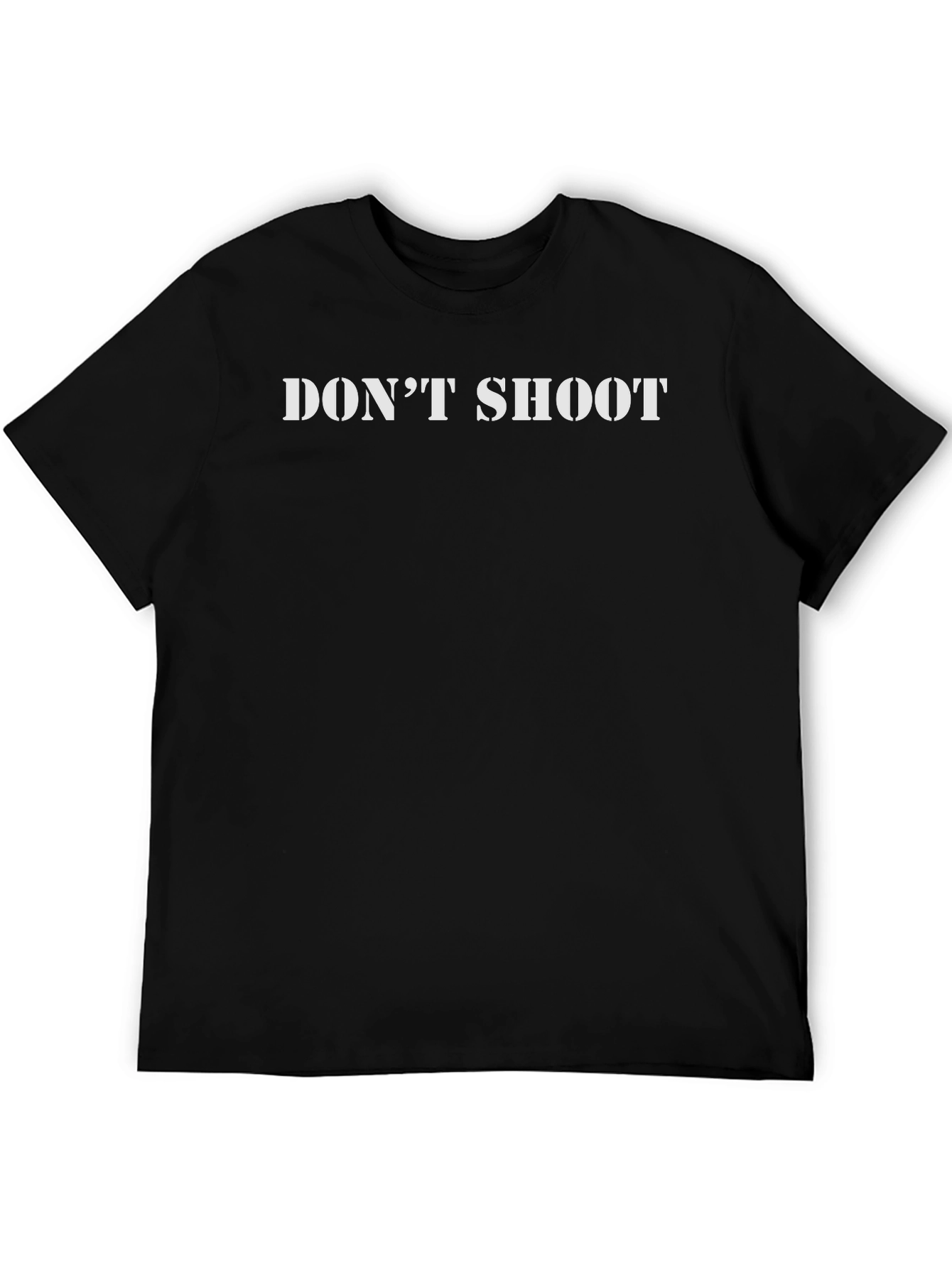 Dont Shoot Graphic Tee - Mens Black T-Shirt