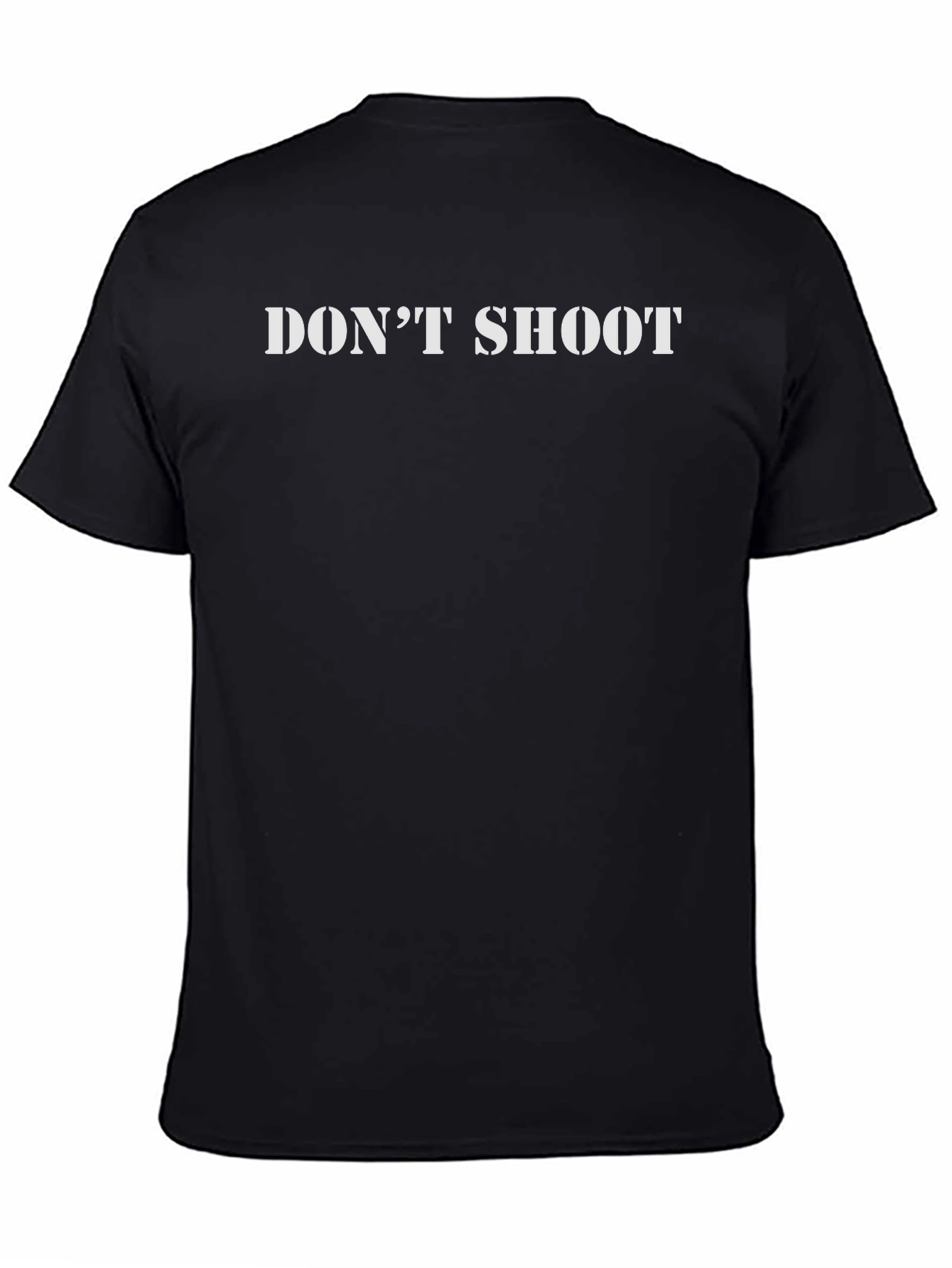 Dont Shoot Graphic Tee - Mens Black T-Shirt