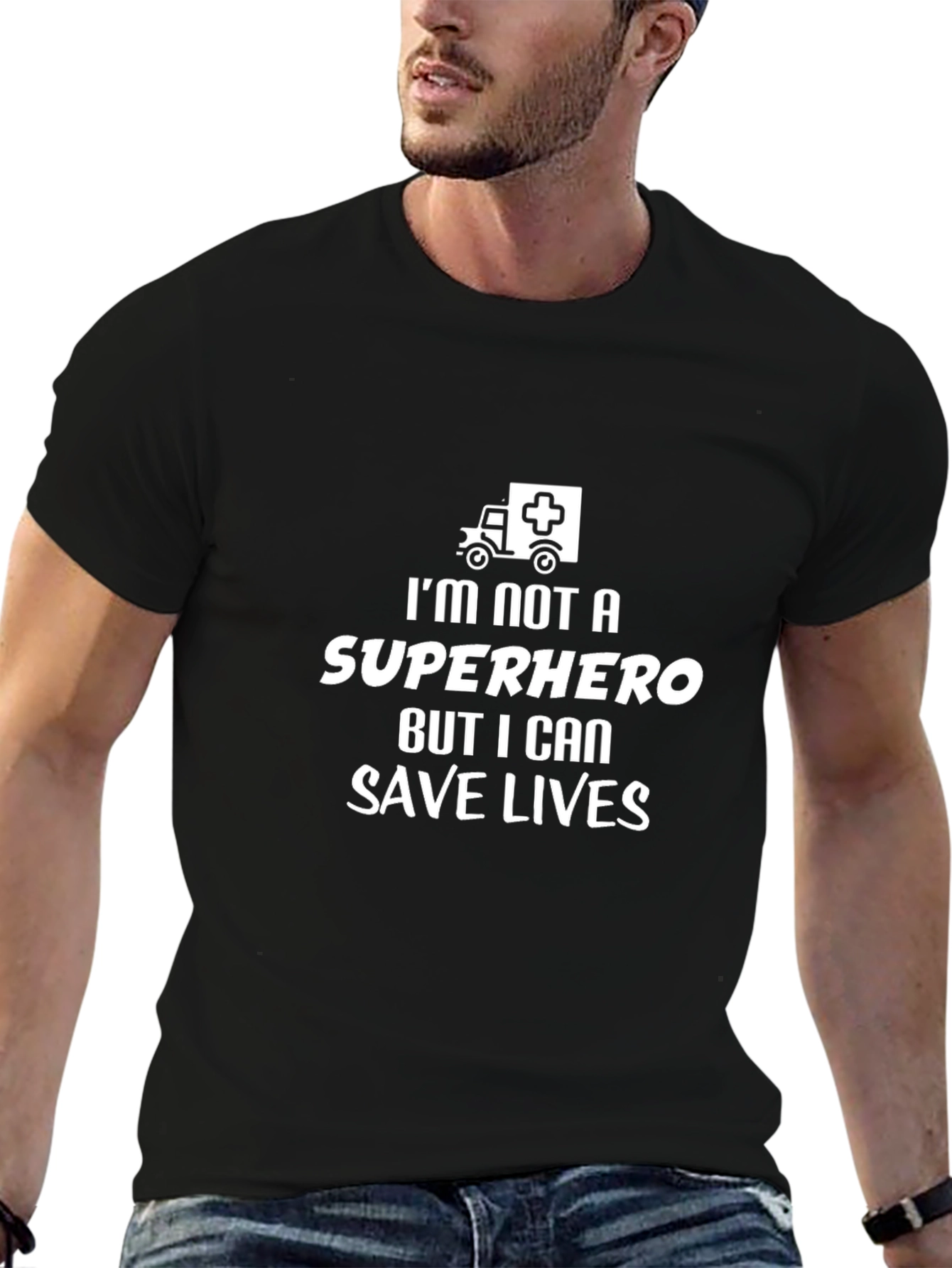 Superhero Save Lives Graphic Tee