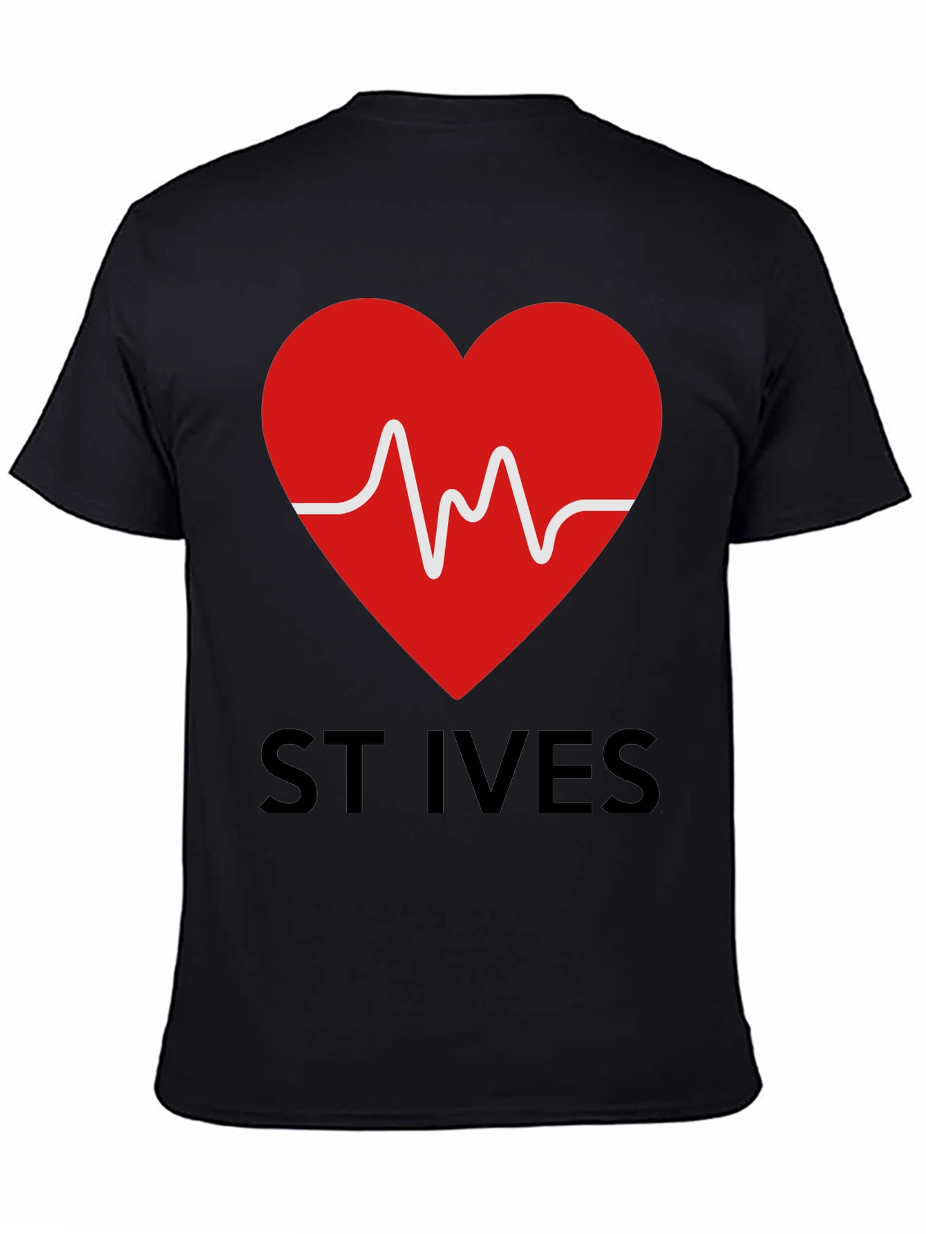 St Ives Heartbeat Graphic Tee - Black