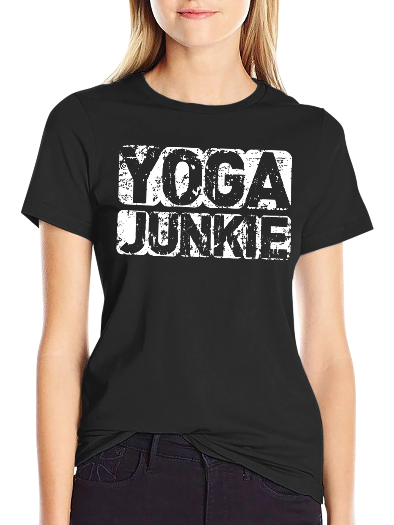 Yoga Junkie Graphic T-Shirt