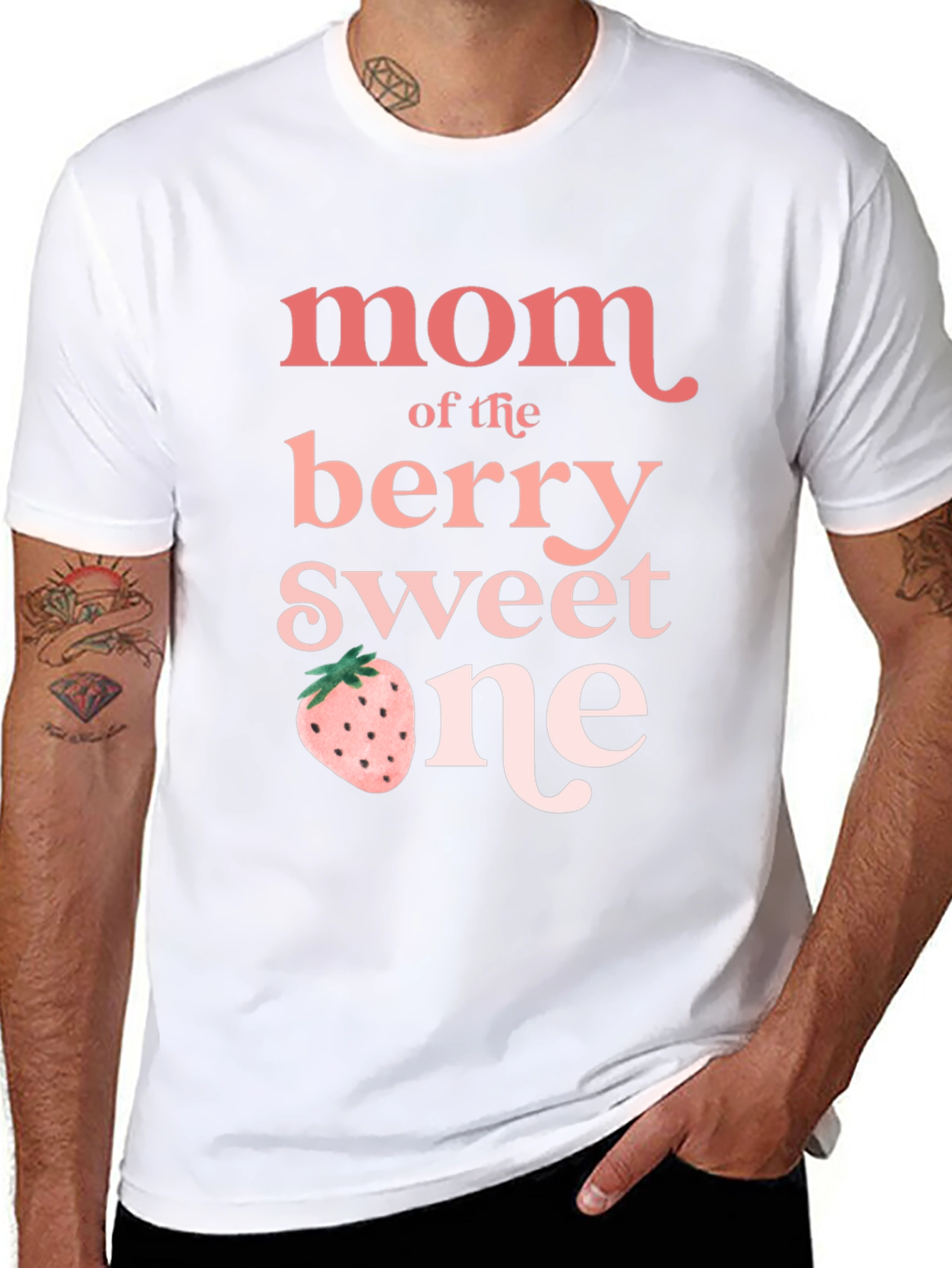 Mom of the Berry Sweet One T-Shirt