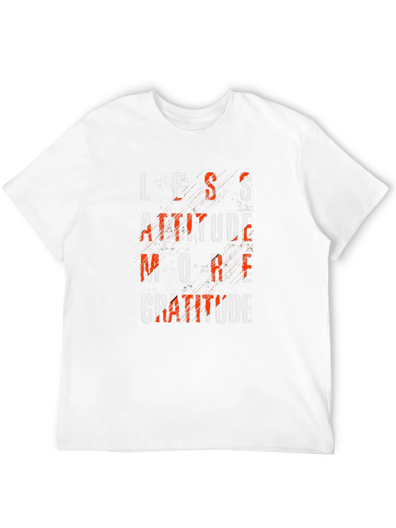 Less Attitude More Gratitude Graphic Tee - Black