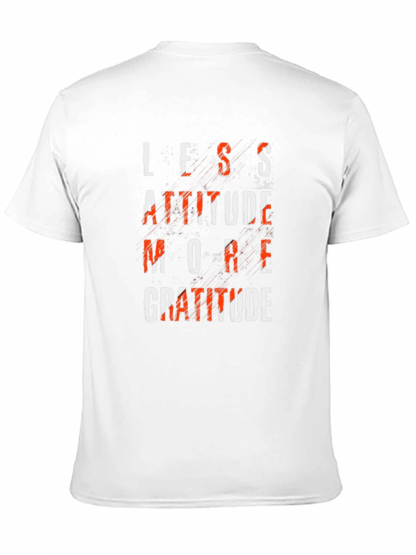Less Attitude More Gratitude Graphic Tee - Black