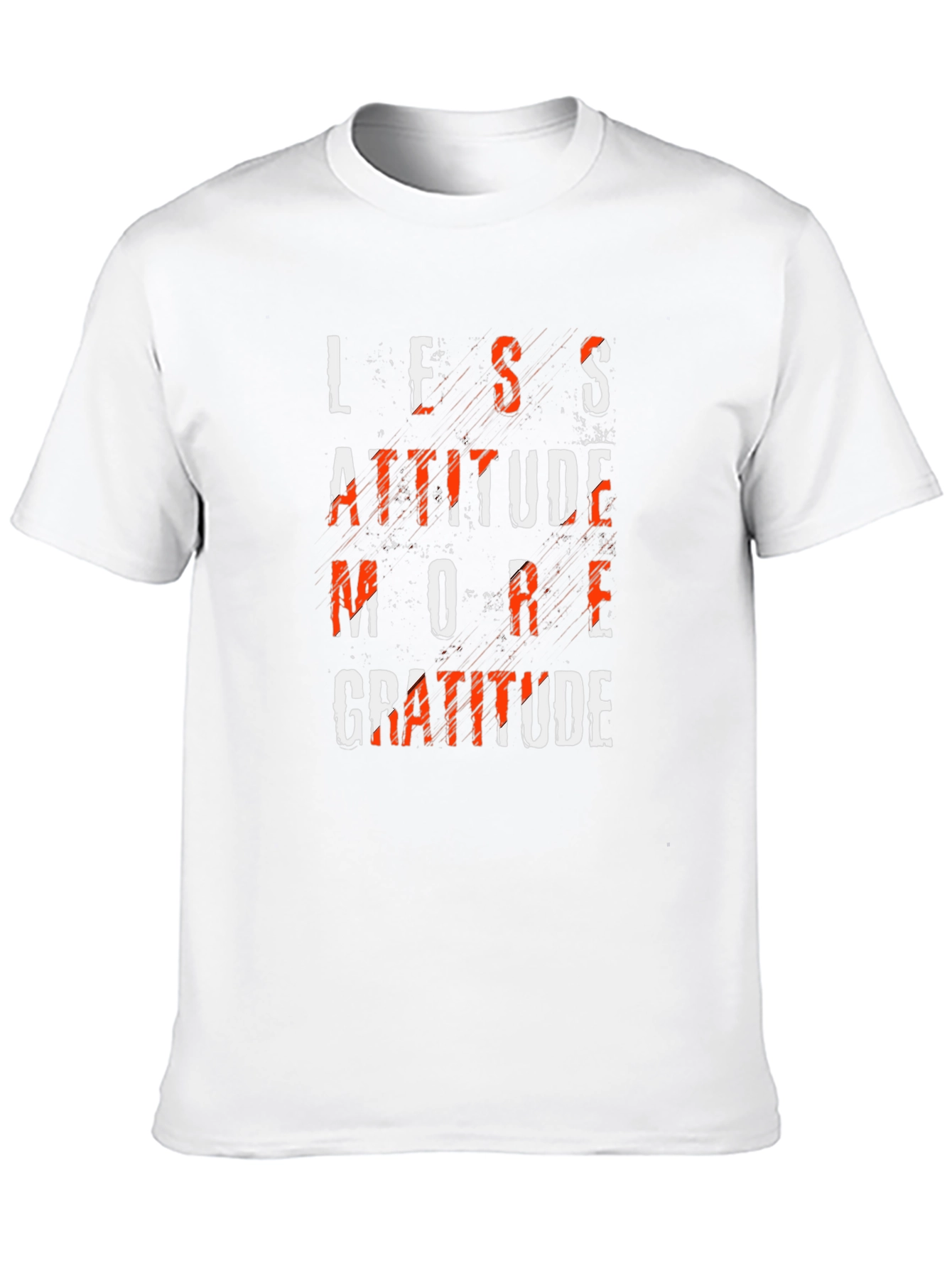 Less Attitude More Gratitude Graphic Tee - Black