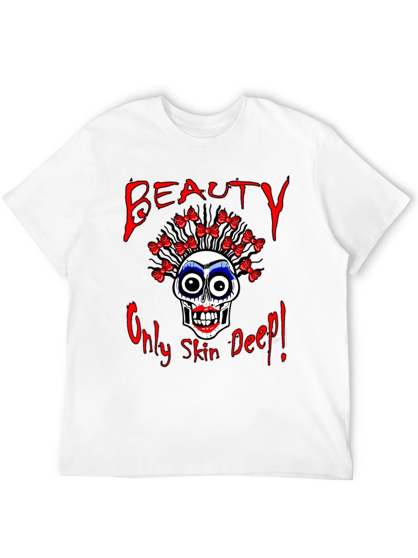 Beauty Skull Graphic Tee