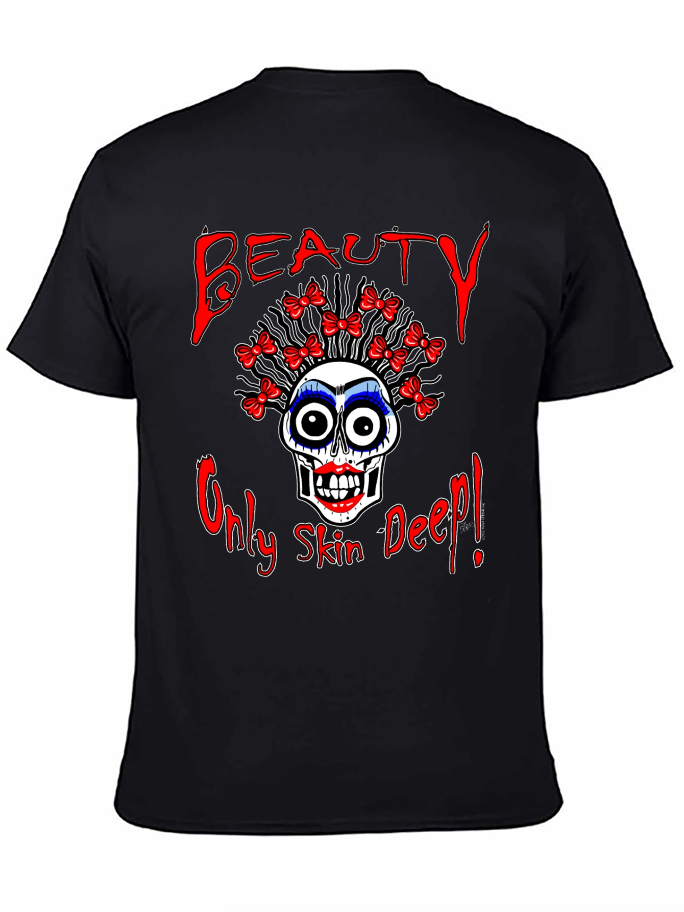 Beauty Skull Graphic Tee