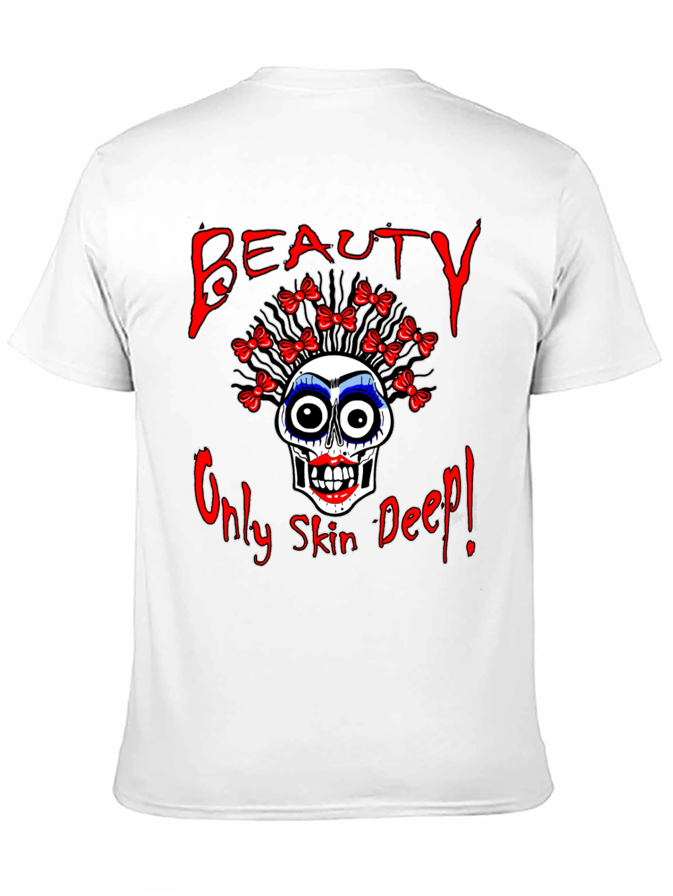 Beauty Skull Graphic Tee