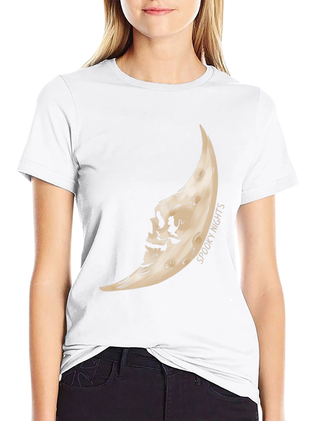 Spooky Nights Moon Graphic Tee