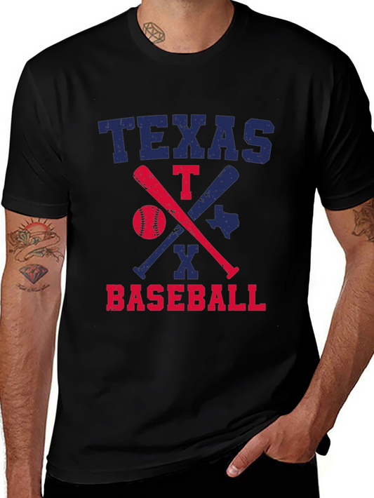 Texas Baseball Graphic T-Shirt