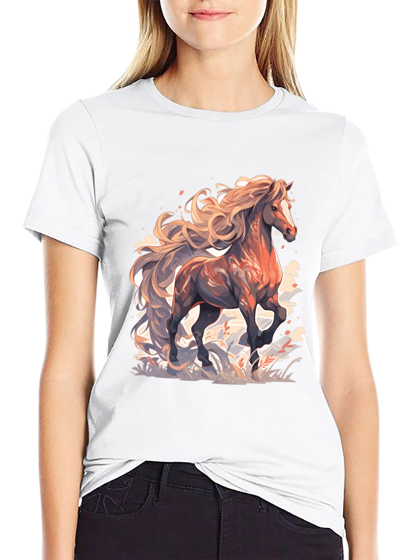 Majestic Horse Graphic Tee