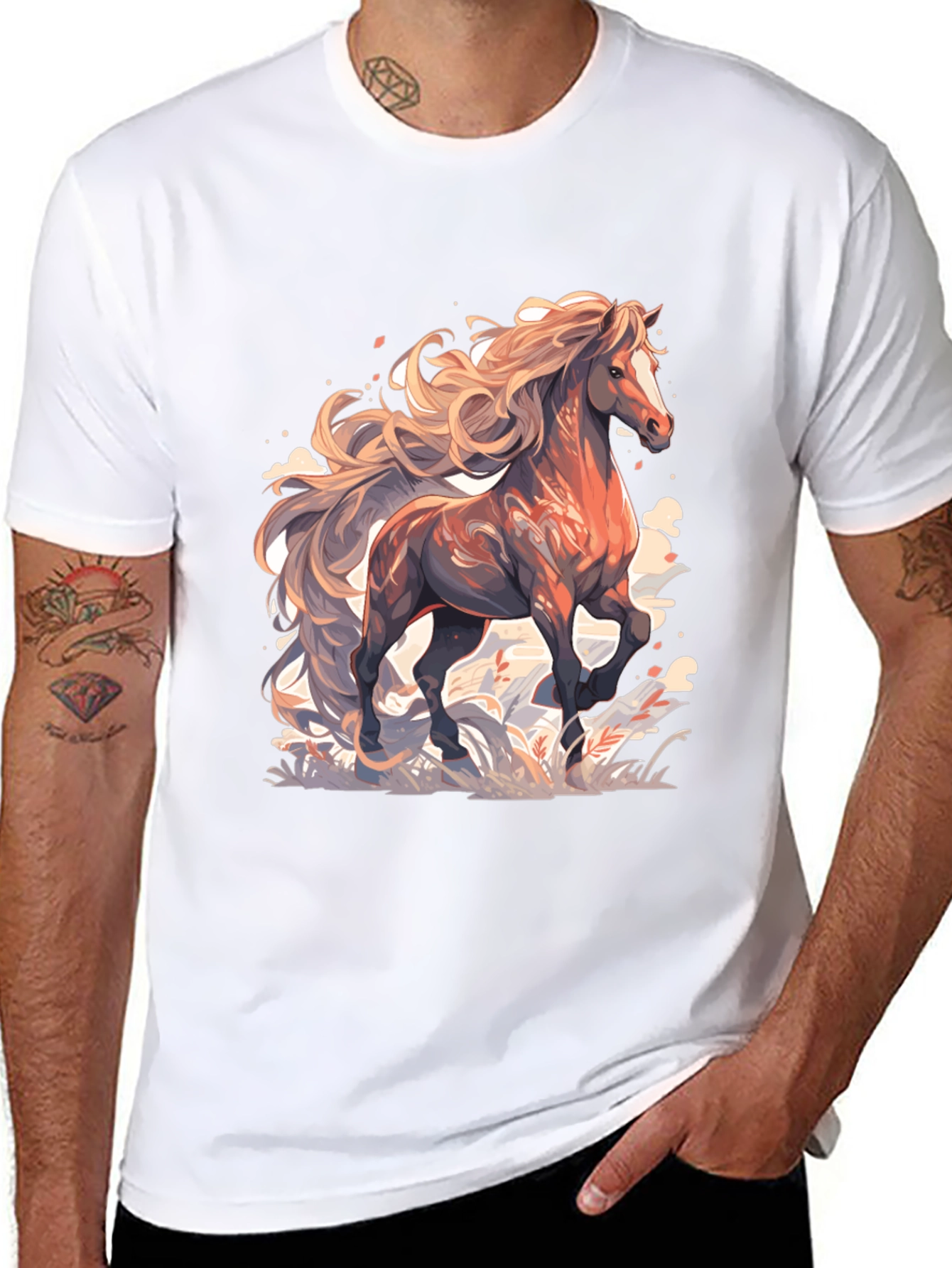 Majestic Horse Graphic Tee