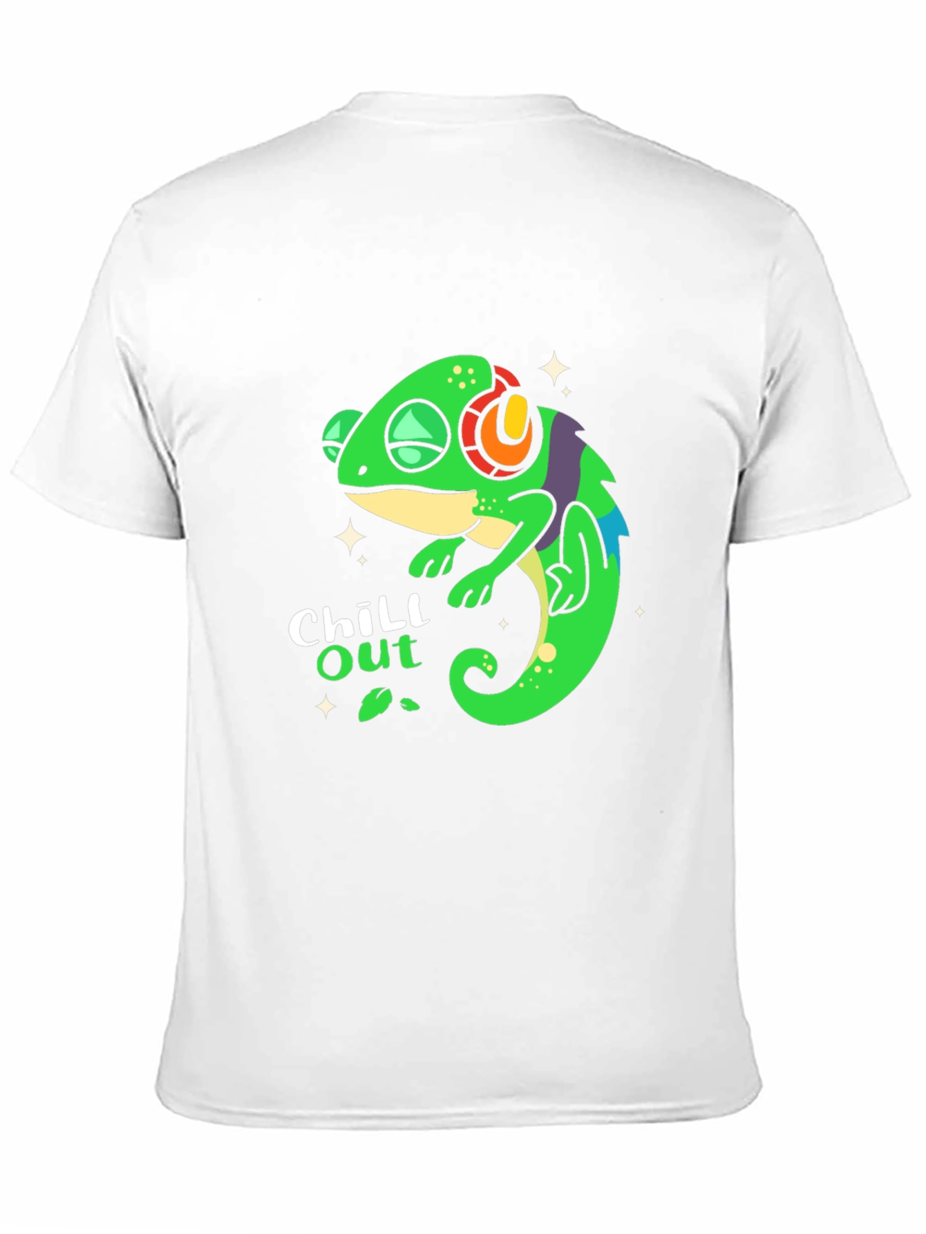 Chill Out Chameleon T-Shirt - Black