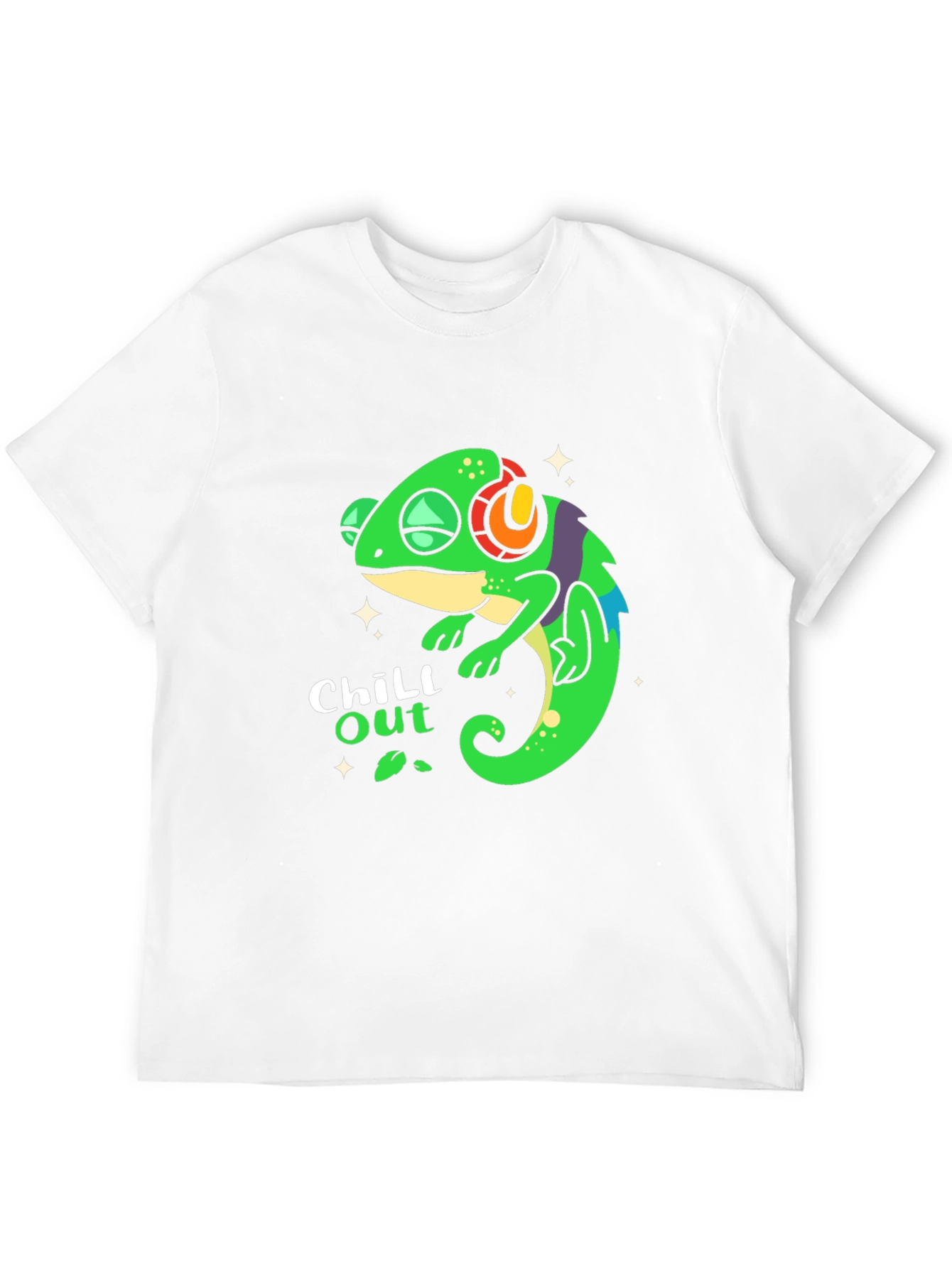 Chill Out Chameleon T-Shirt - Black