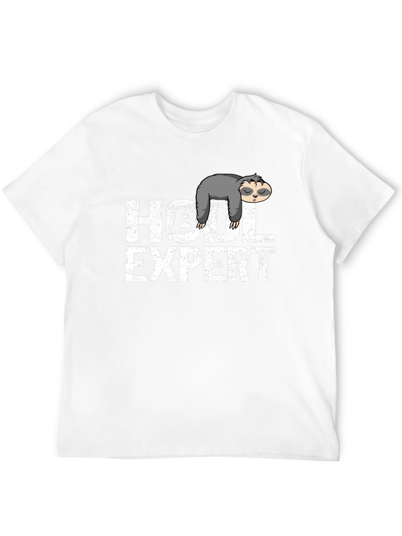 HODL Expert Sloth Graphic T-Shirt