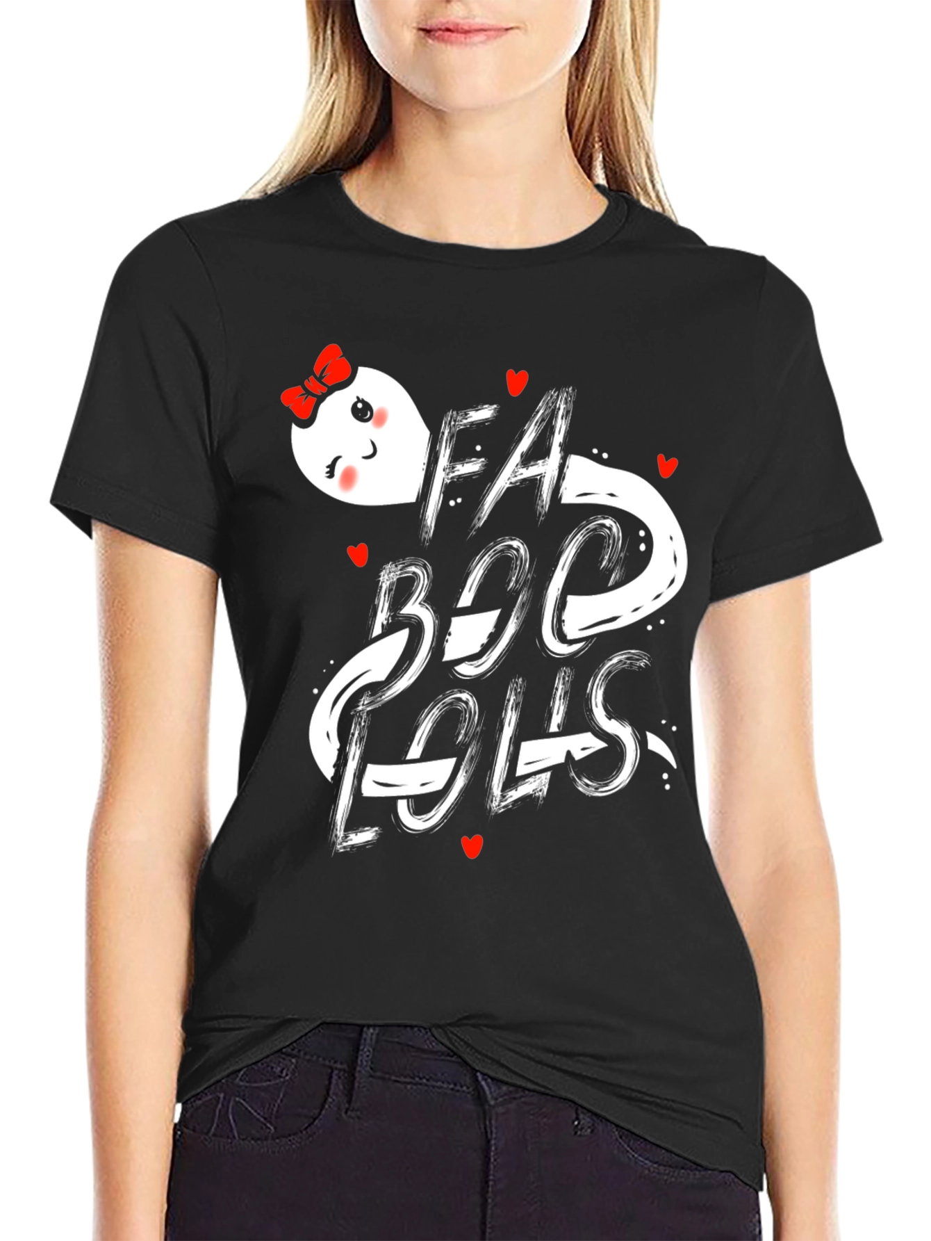 Fabulous Ghost Graphic T-Shirt - Halloween
