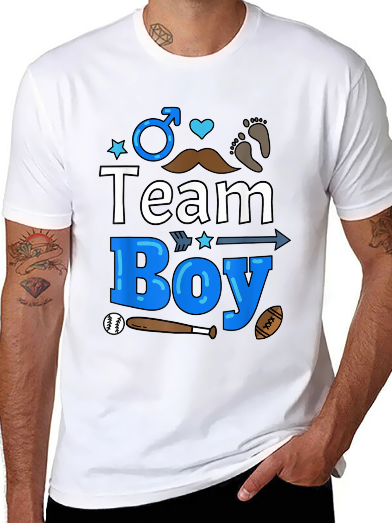 Team Boy Gender Reveal T-Shirt