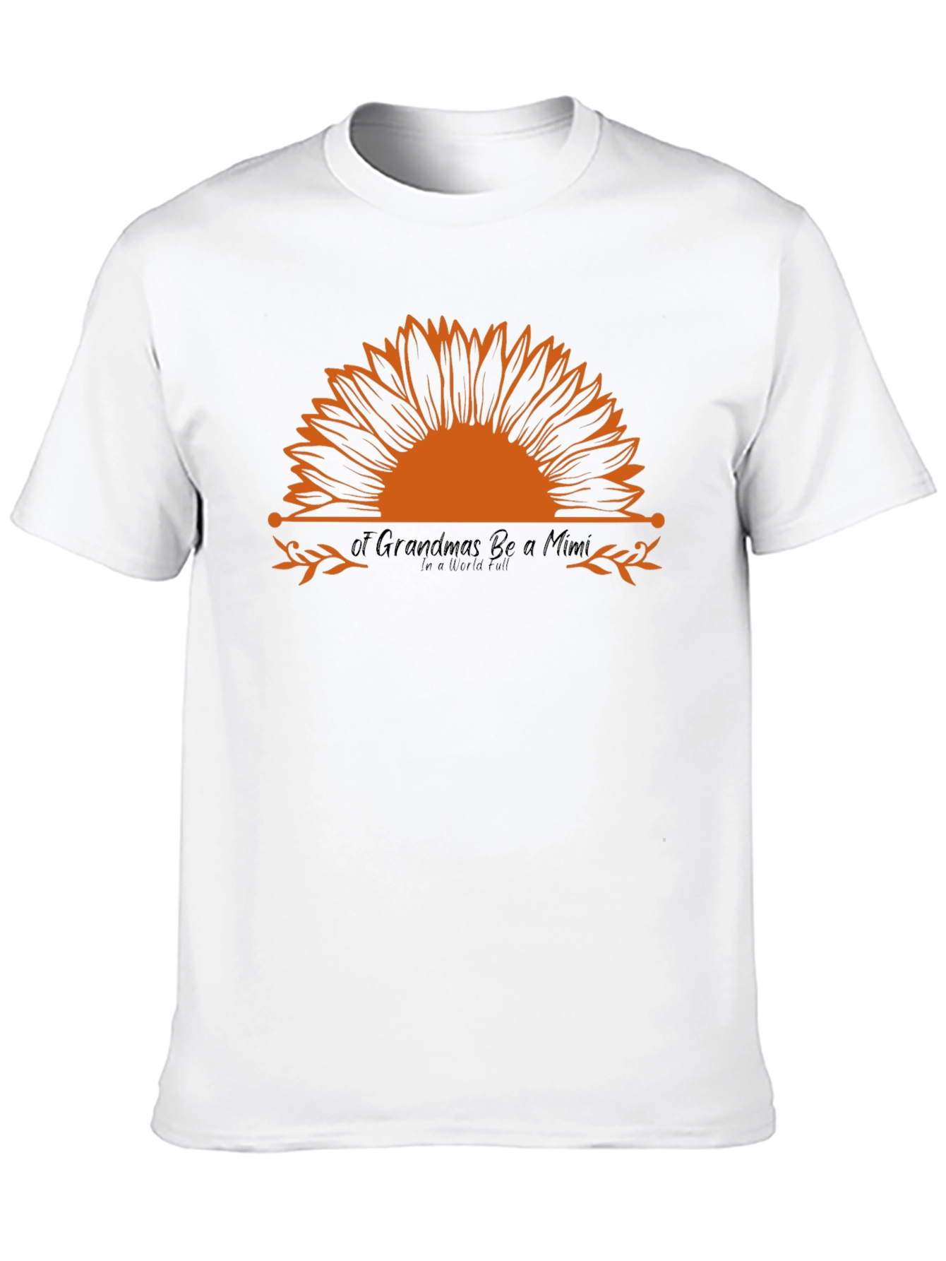 Sunflower Mimi Graphic Tee - Soft Black Cotton