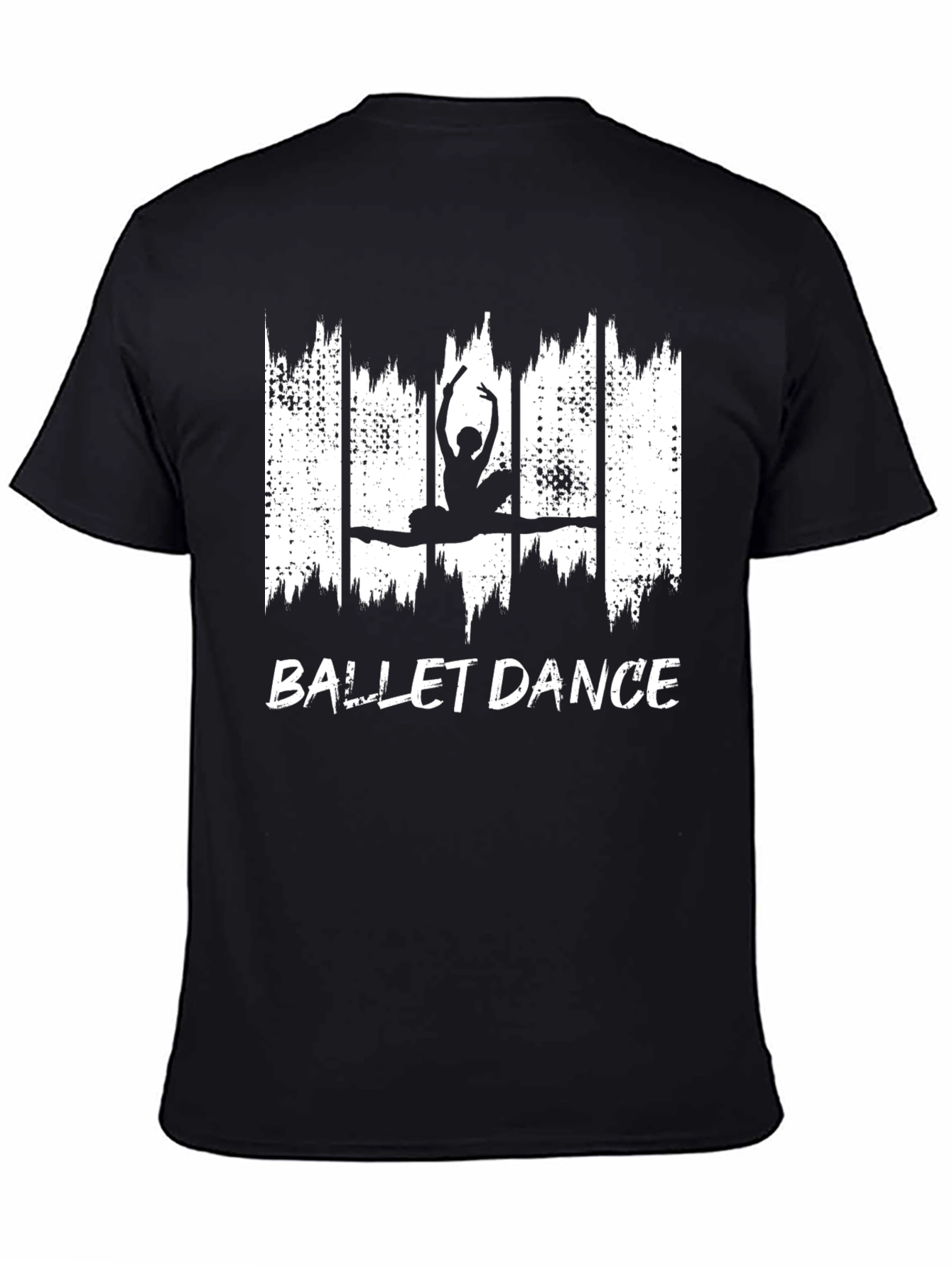 Ballet Dance Graphic T-Shirt - Black
