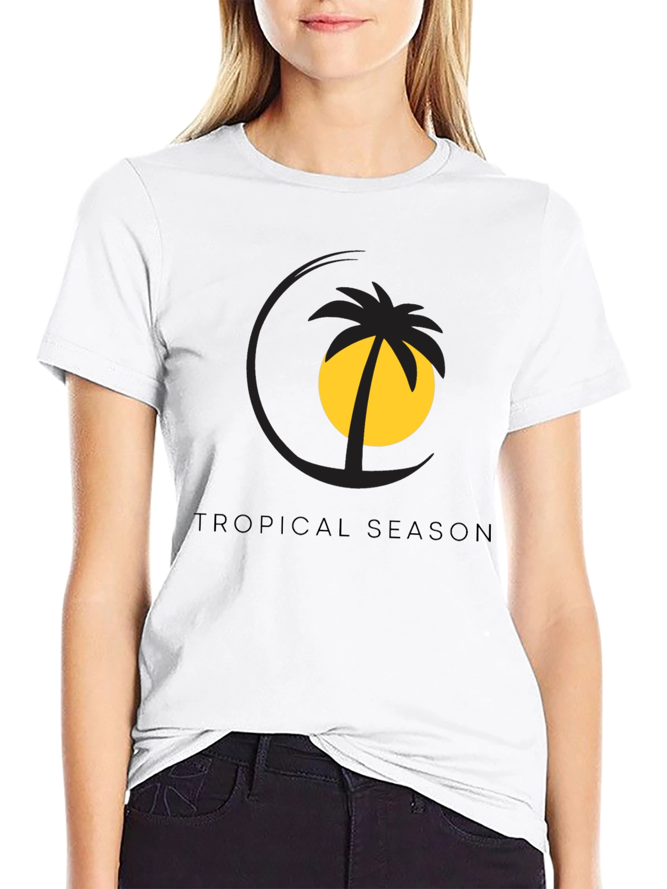 Tropical Season Graphic Tee - Stylish Summer Vibes