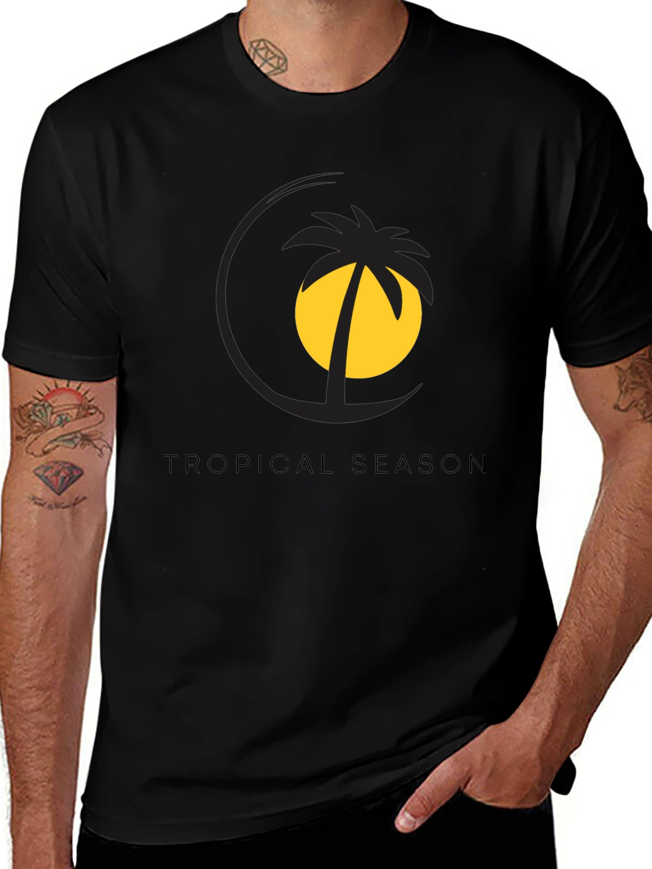 Tropical Season Graphic Tee - Stylish Summer Vibes