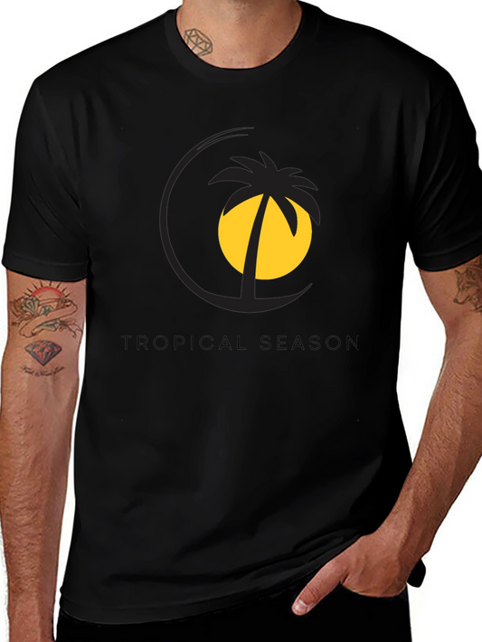 Tropical Season Graphic Tee - Stylish Summer Vibes